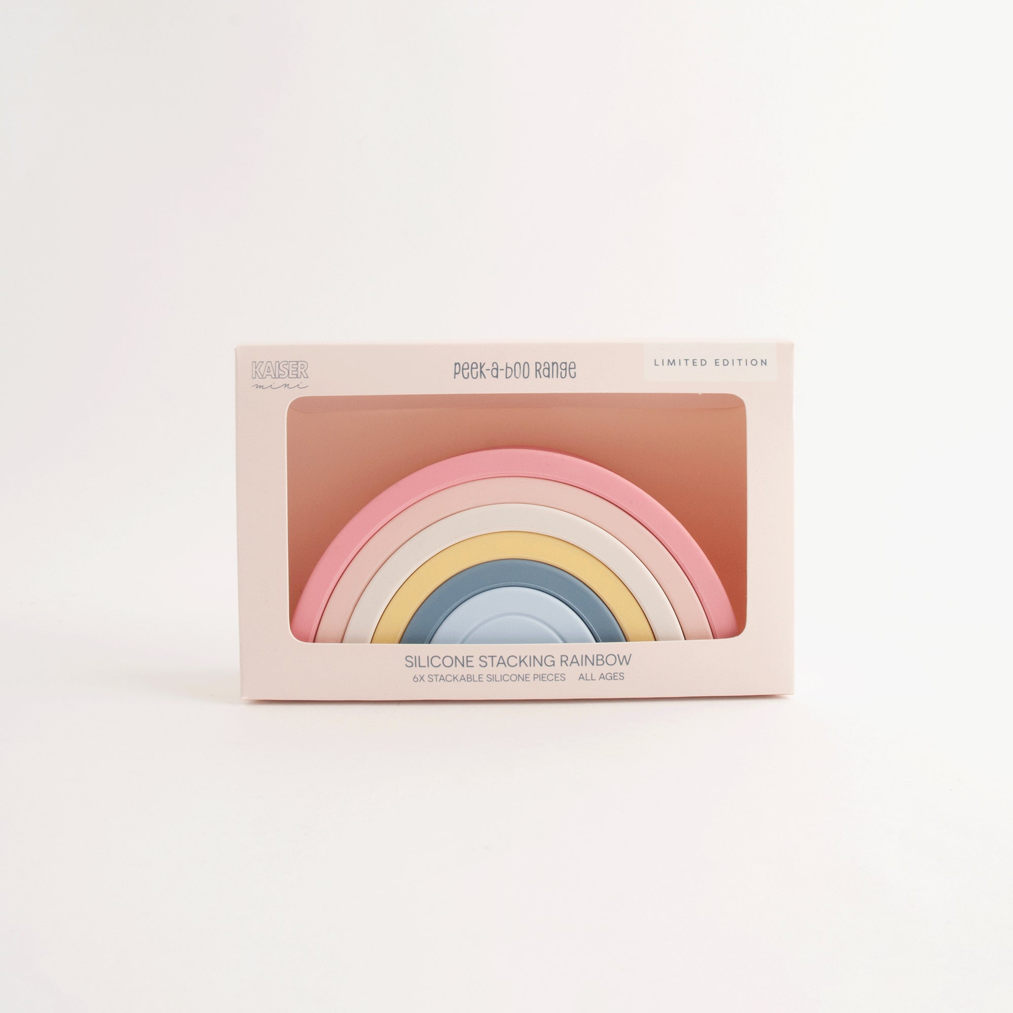 Baby Silicone Stacker PB - RAINBOW