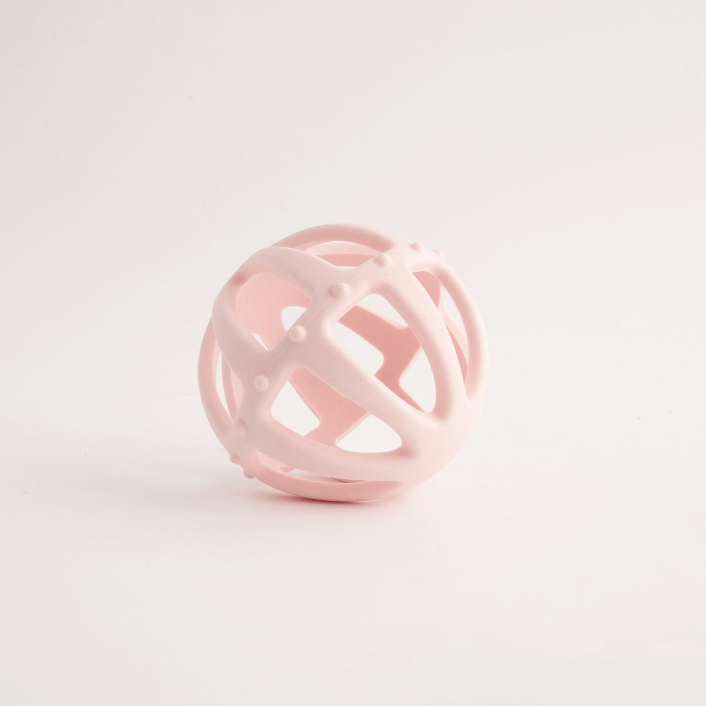 Baby Silicone Round Teether PB - PALE PINK