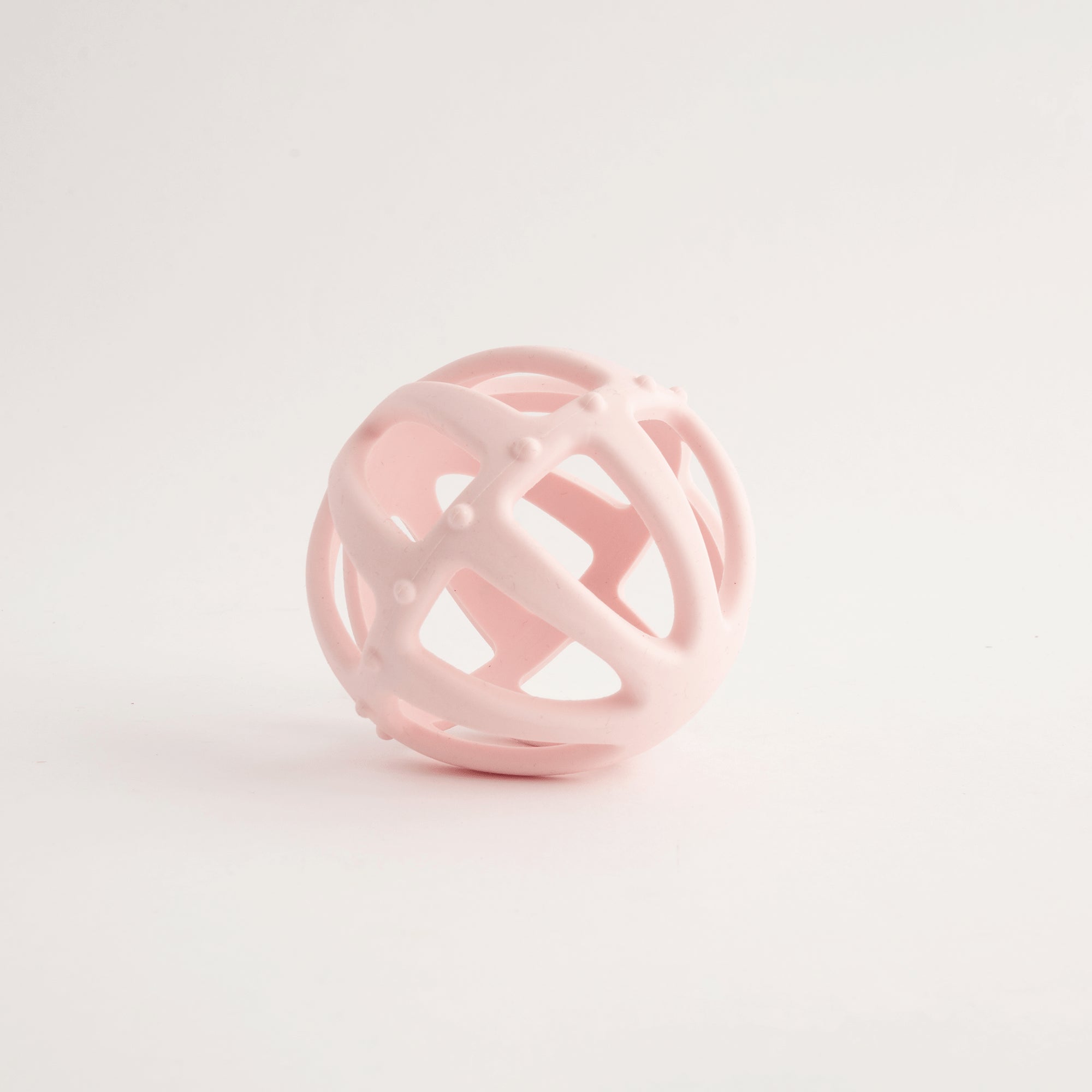 Baby Silicone Round Teether PB - PALE PINK