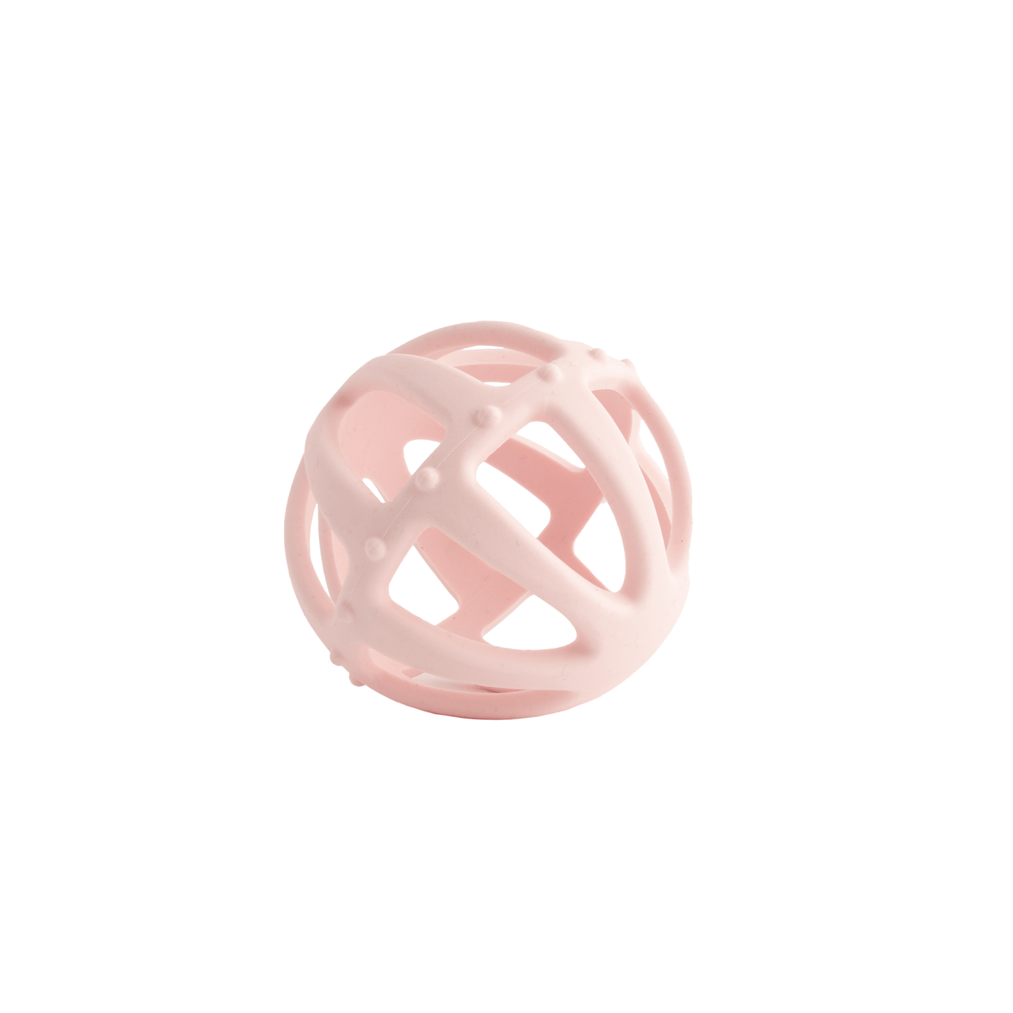 Baby Silicone Round Teether PB - PALE PINK