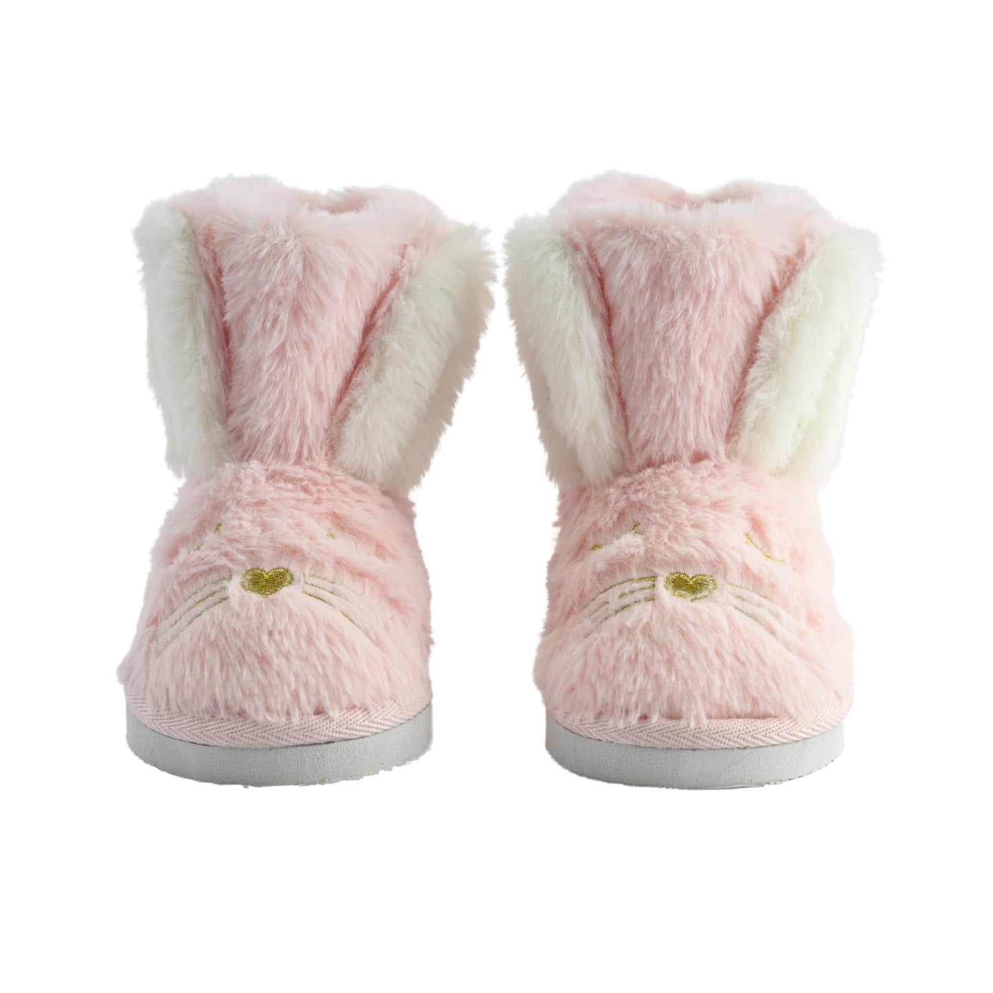 Novelty Slipper Boots Size 9-10 - Pink Bunny