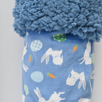 Winter Sleep Socks Size 5-8 - Hop to It Blue