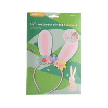 Make Your Own Headband - White Bunny