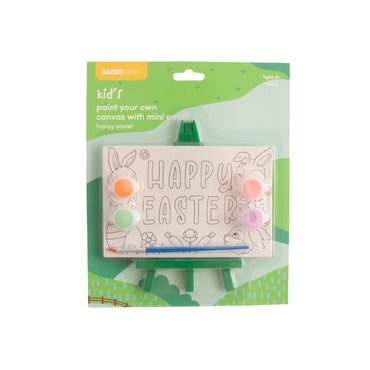 Paint Your Own Mini Canvas & Easel Craft Kit- Happy Easter