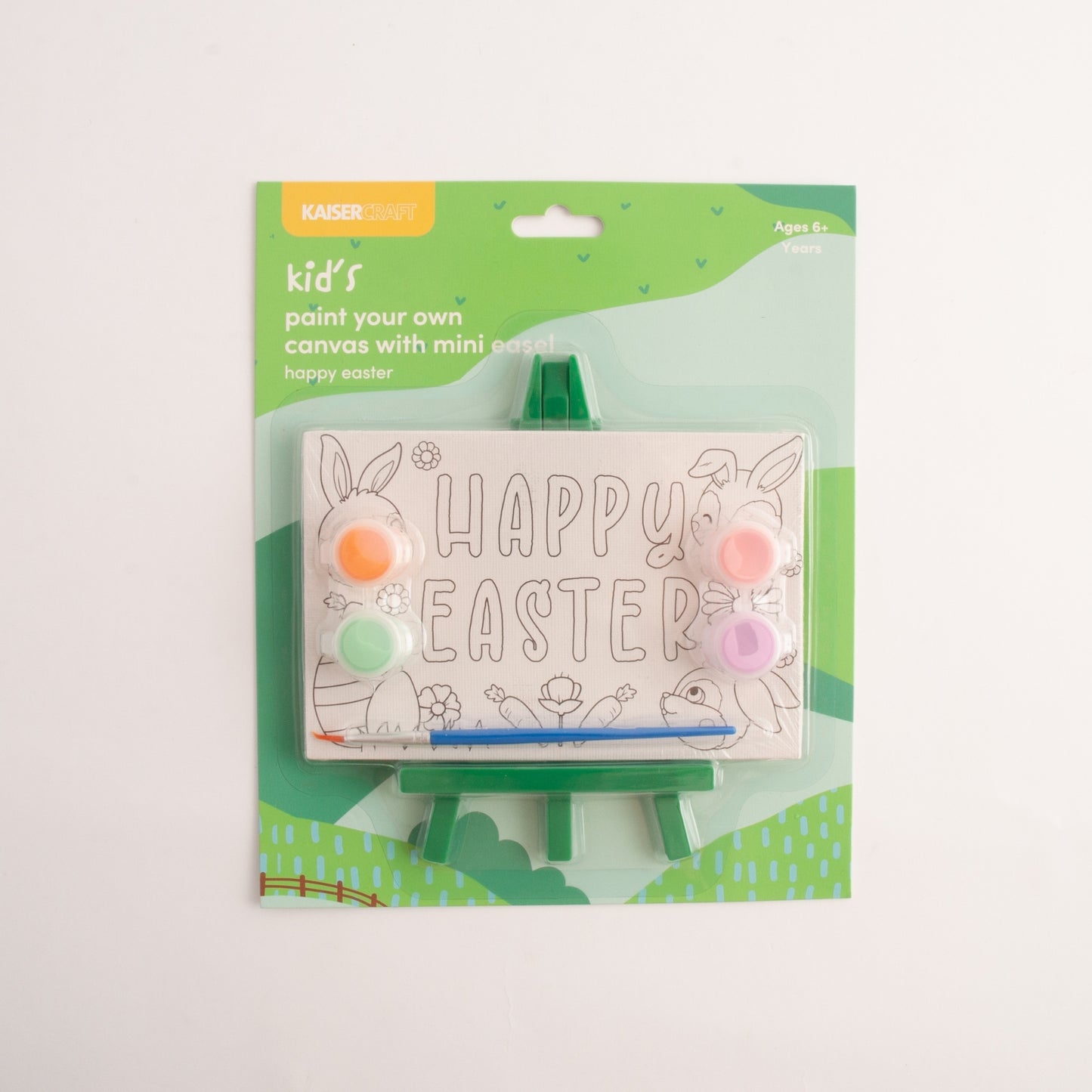 Paint Your Own Mini Canvas & Easel Craft Kit- Happy Easter