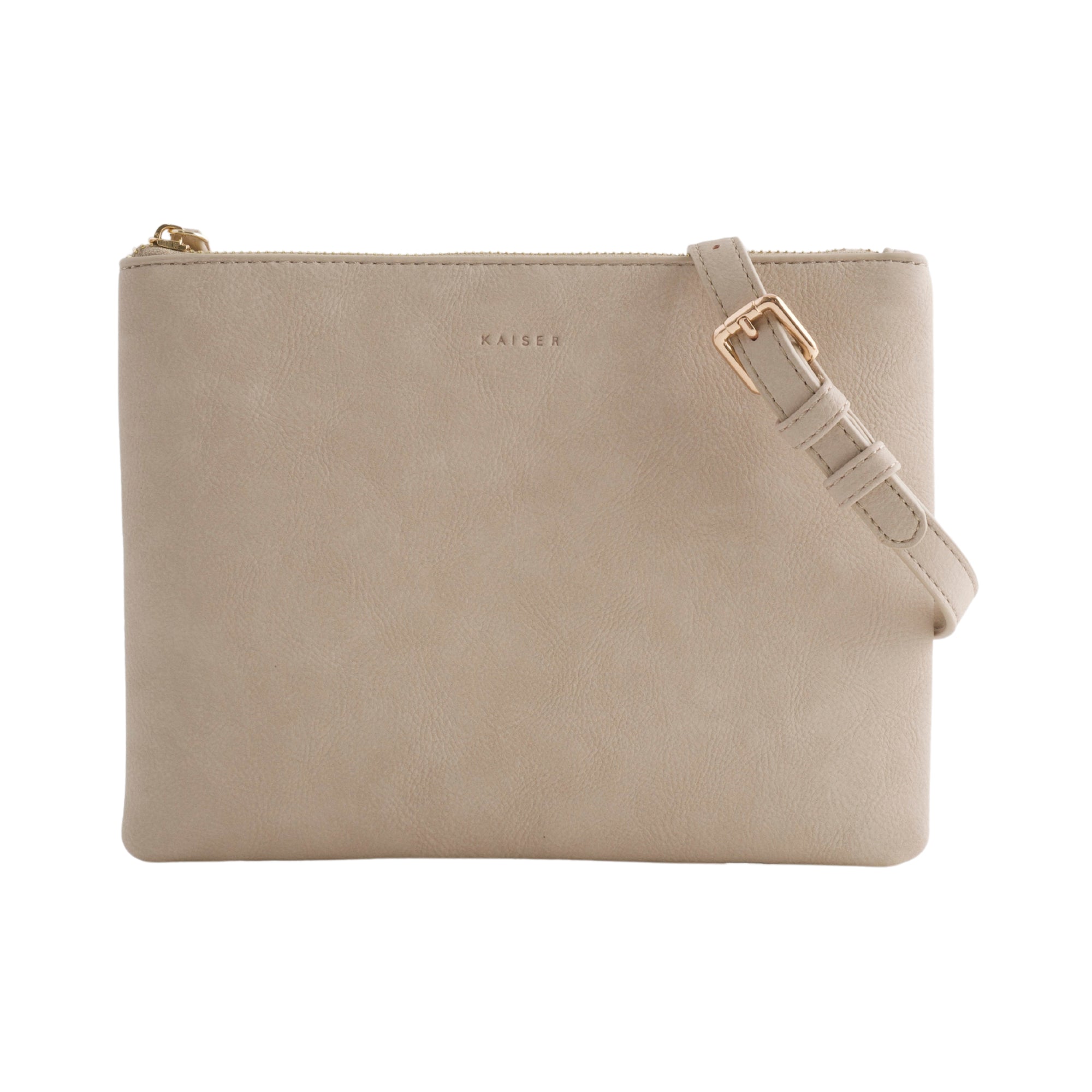 Rectangle Shoulder Bag - Beige