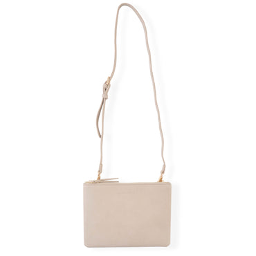 Rectangle Shoulder Bag - Beige