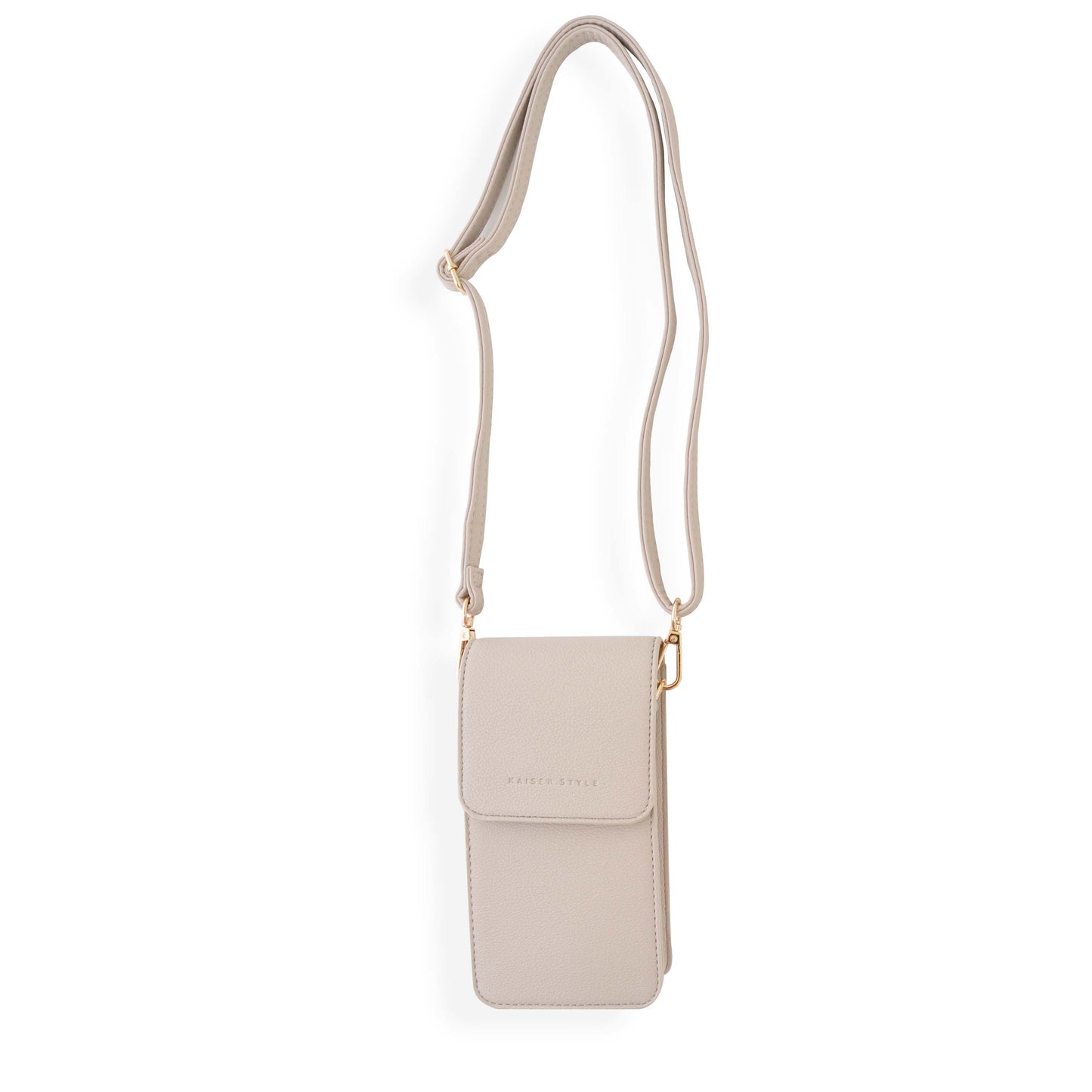 Crossbody Phone Bag - Beige