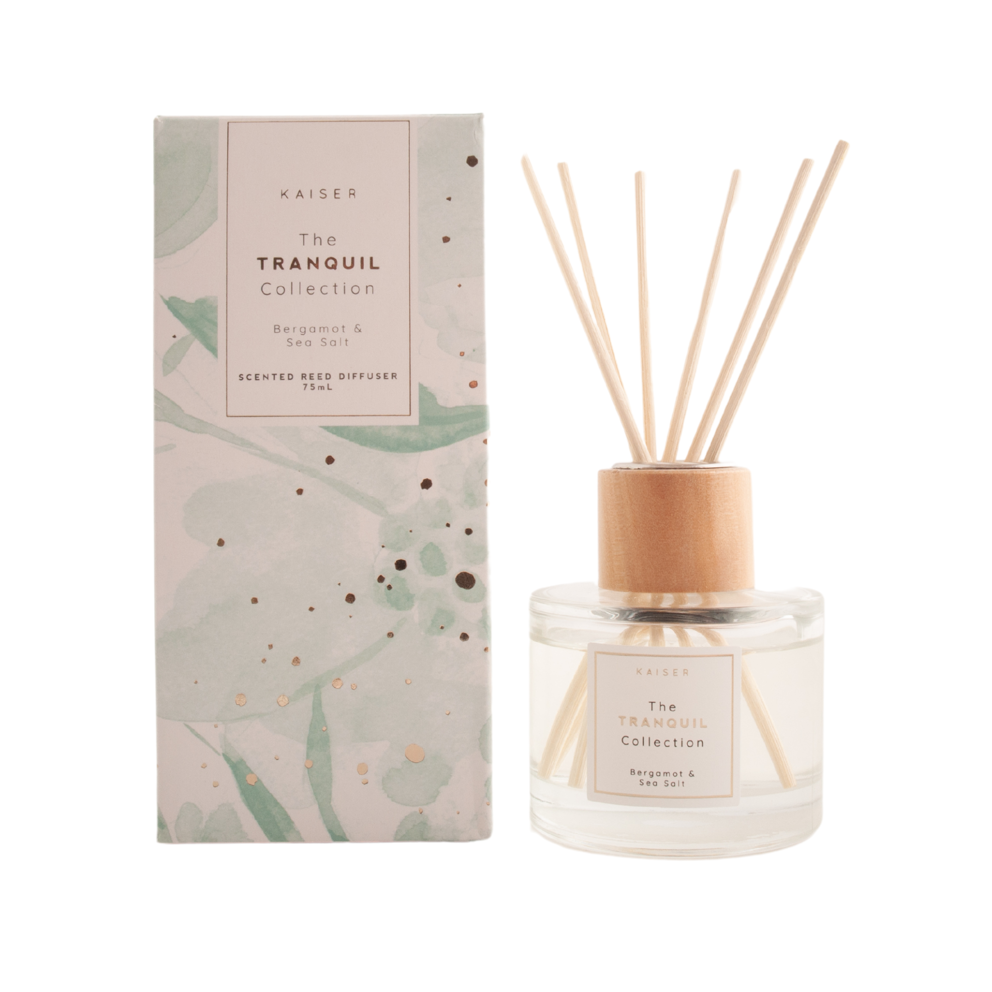 Diffuser 75ml Tranquil - BERGAMOT & SEA SALT