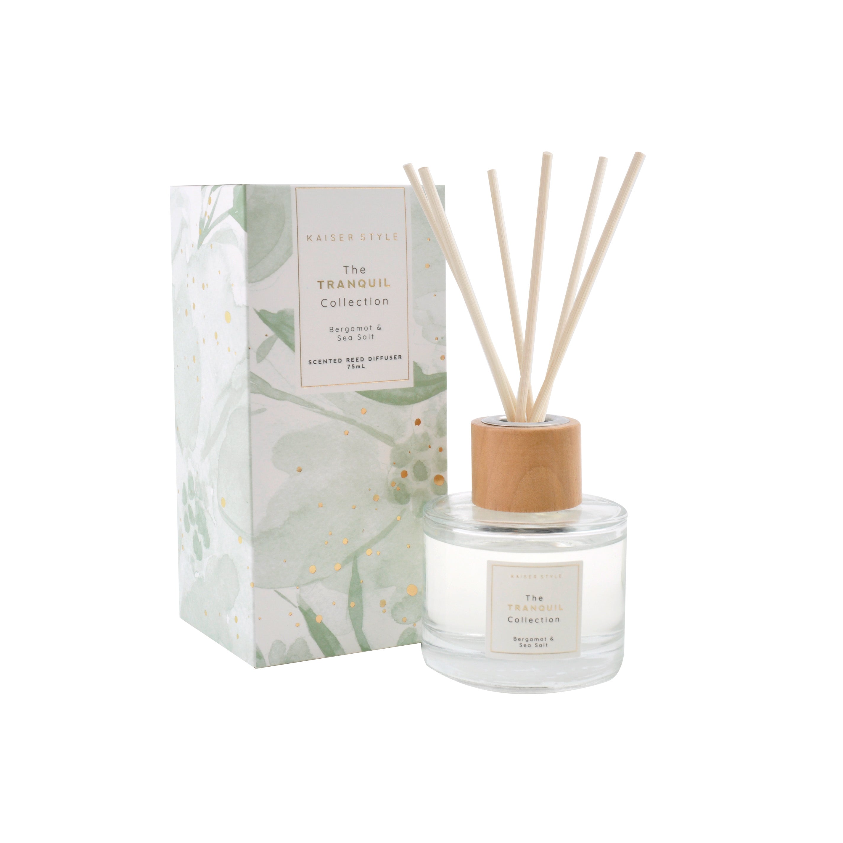 Diffuser 75ml Tranquil - BERGAMOT & SEA SALT