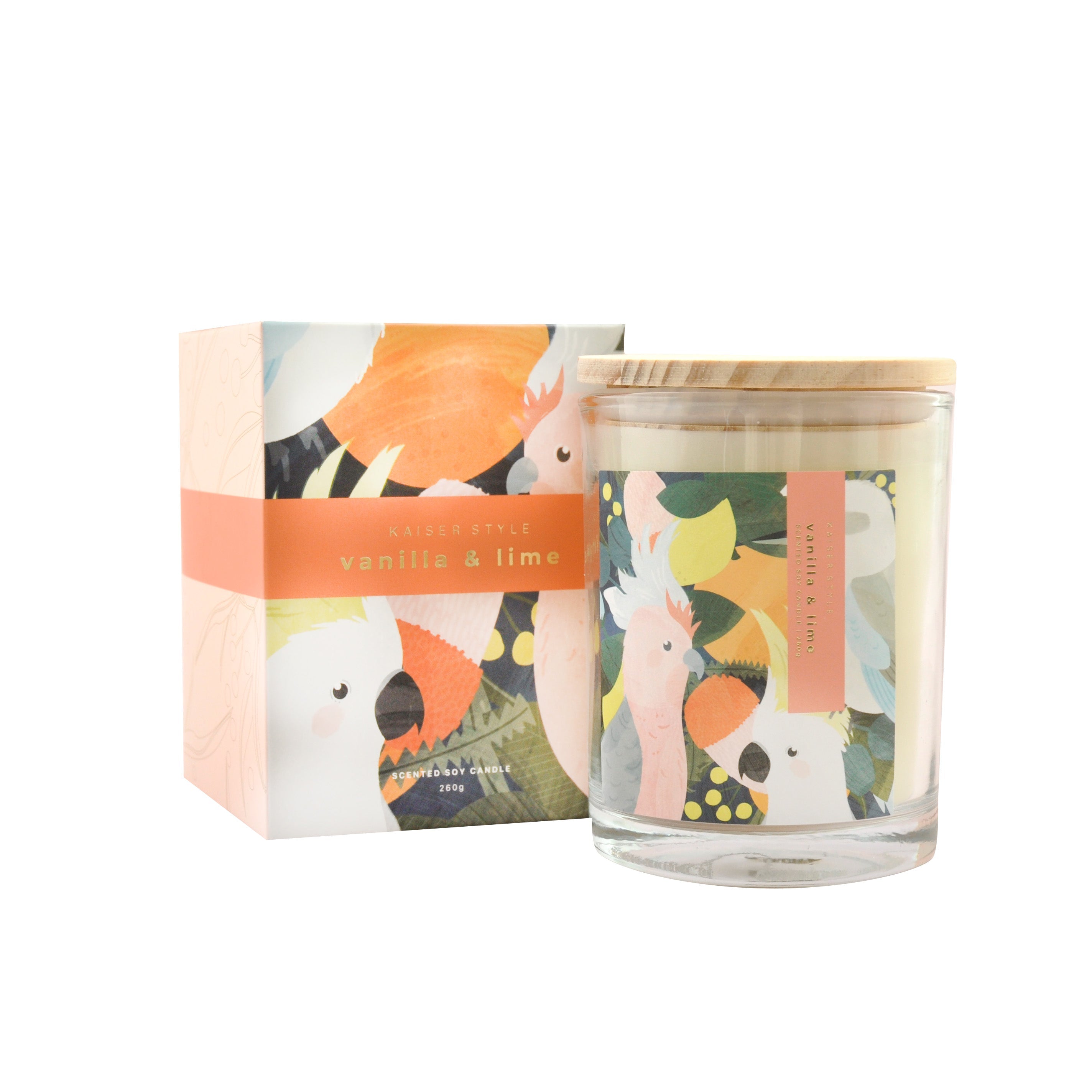 Candle Wonderlust 40hr - VANILLA & LIME