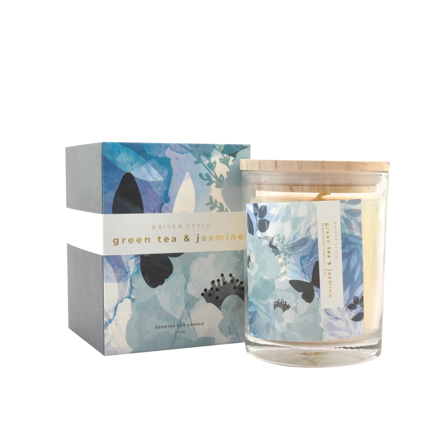 Candle Wonderlust 40hr - GREEN TEA & JASMINE