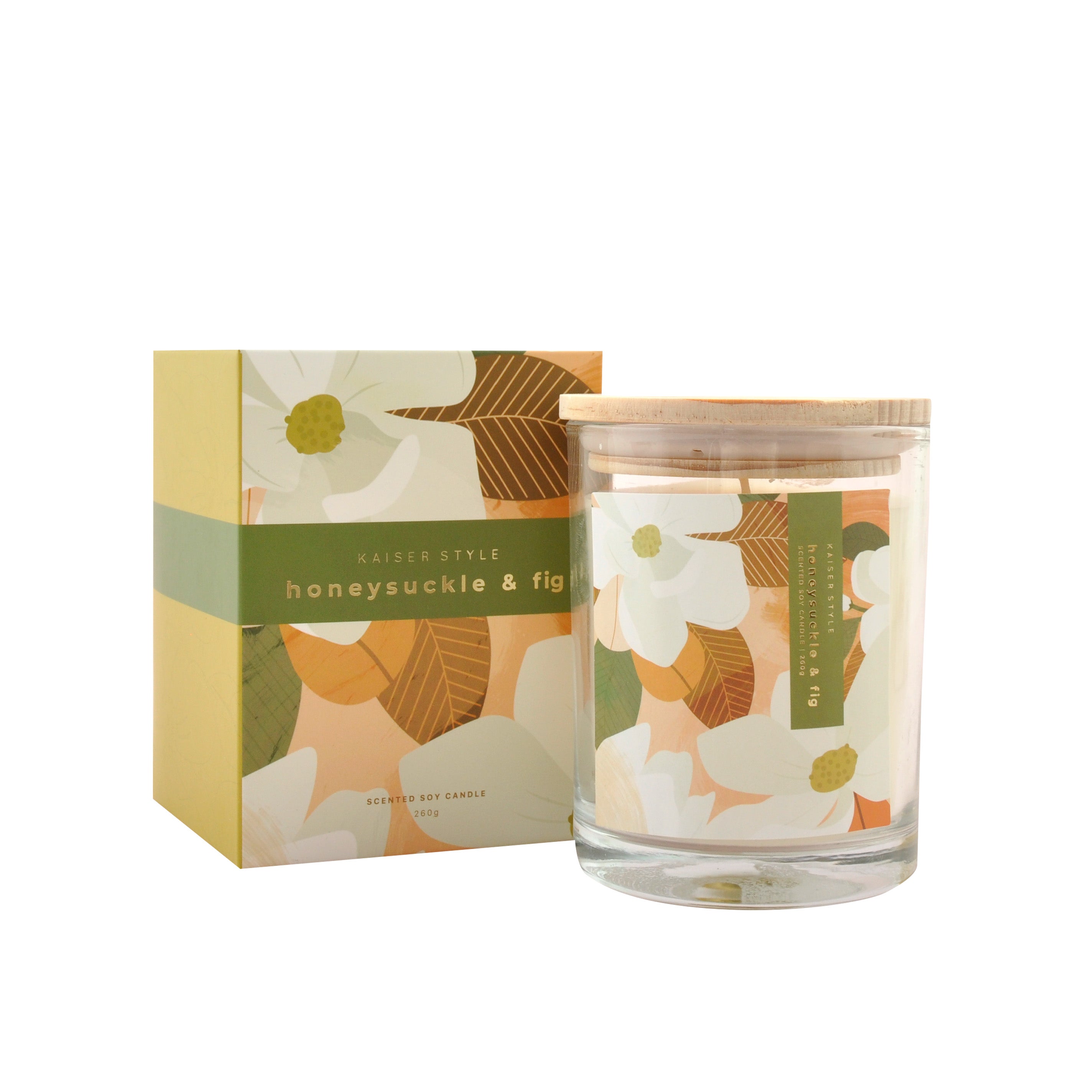 Candle Wonderlust 40hr - HONEYSUCKLE & FIG