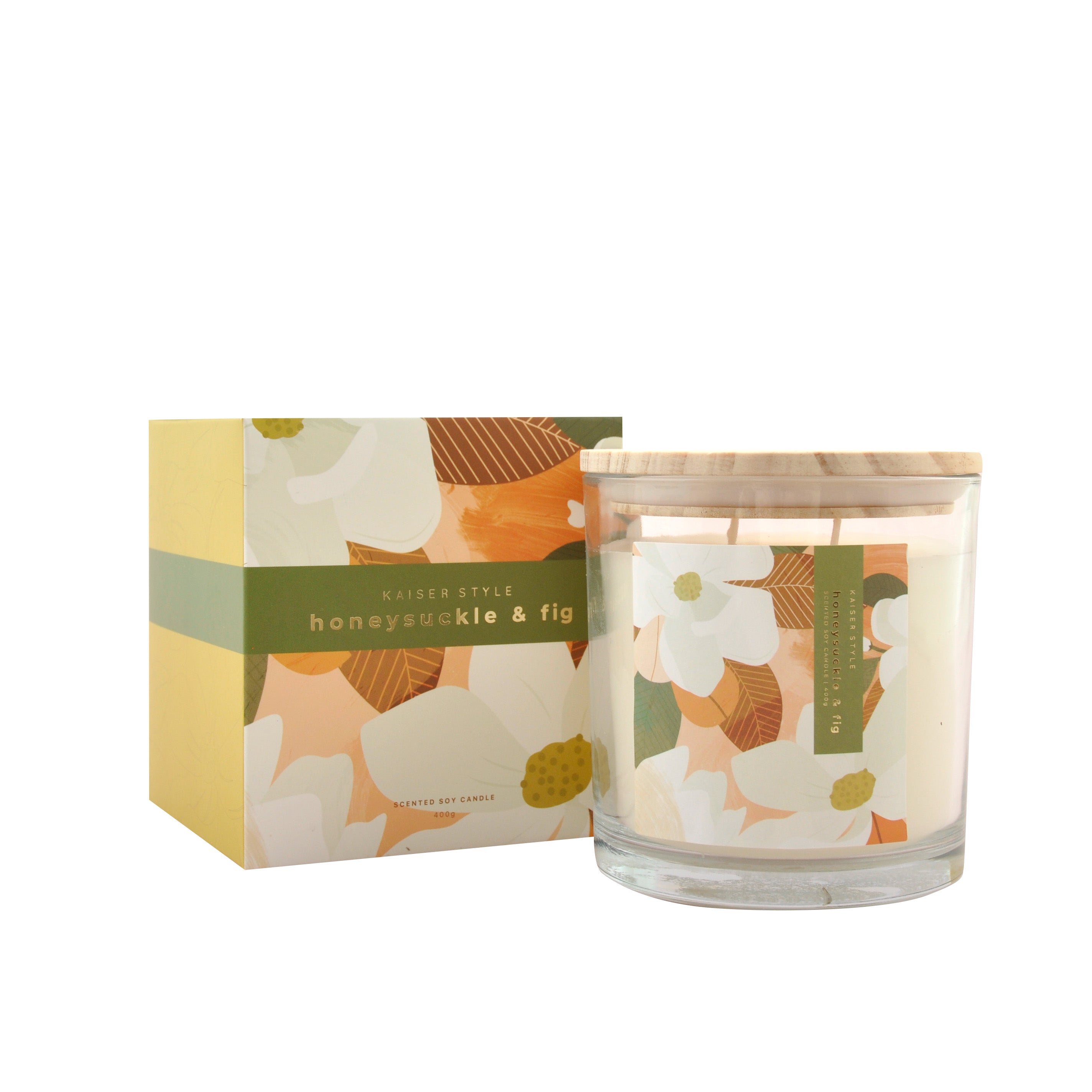 Candle Wonderlust 60hr - HONEYSUCKLE & FIG