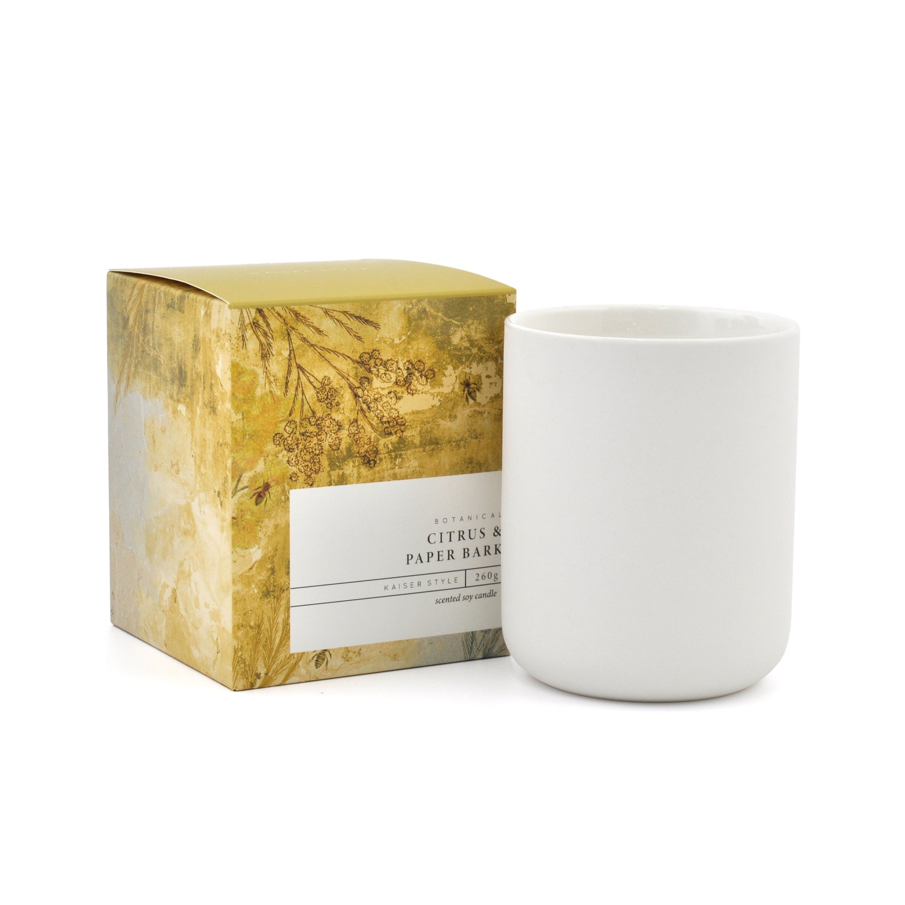 Candle Botanical 40hr - CITRUS & PAPERBARK