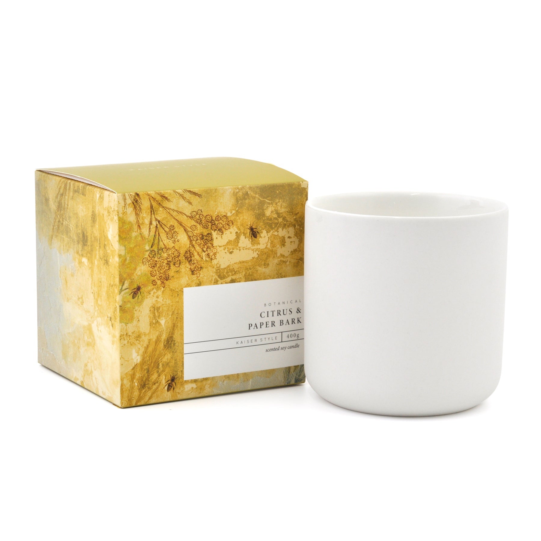 Candle Botanical 60hr - CITRUS & PAPERBARK