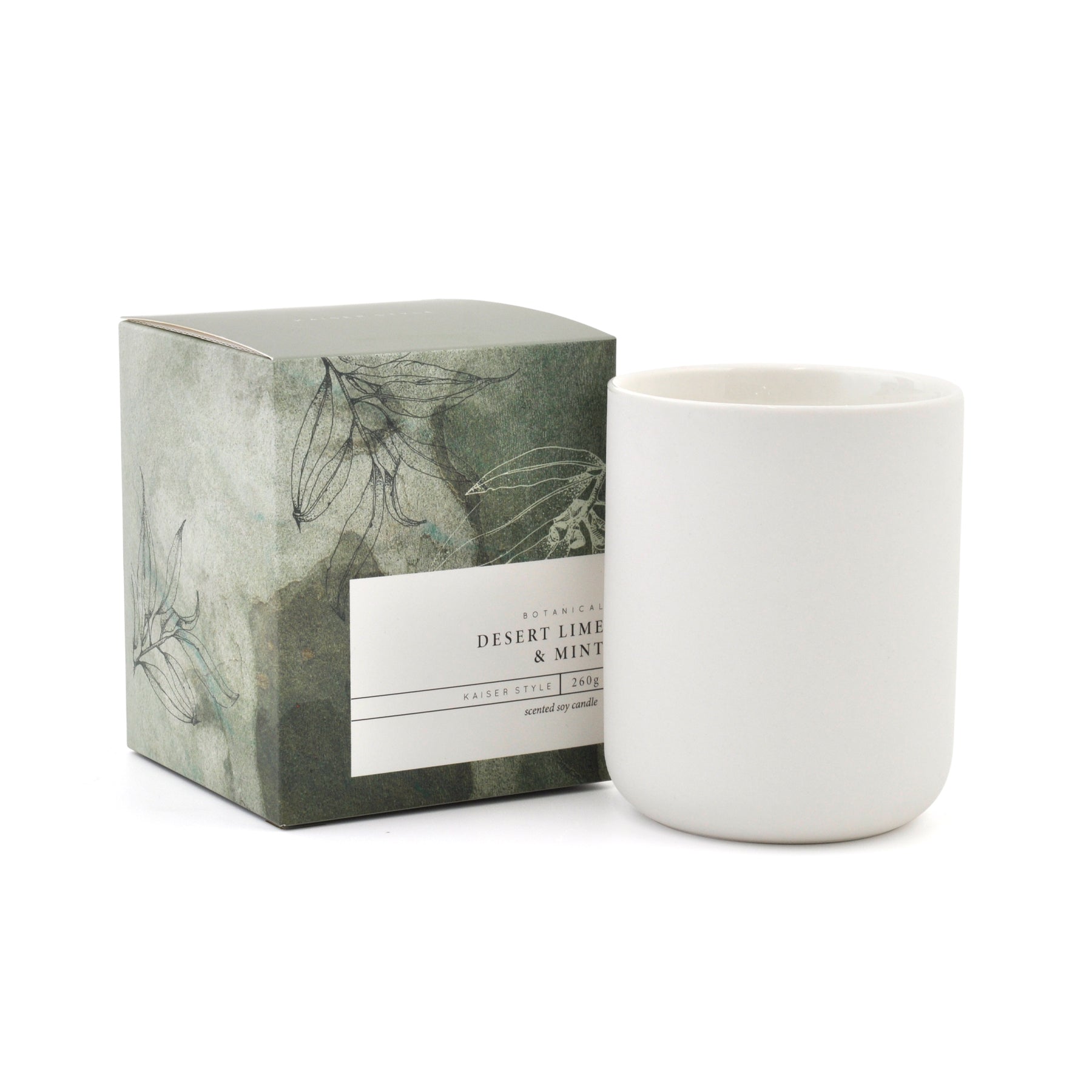 Candle Botanical 40hr - DESERT LIME & MINT