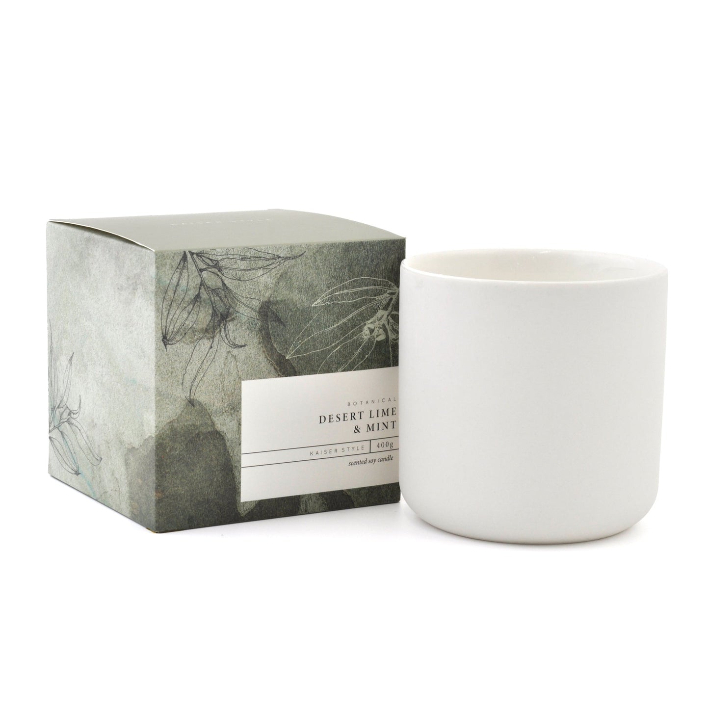 Candle Botanical 60hr - DESERT LIME & MINT