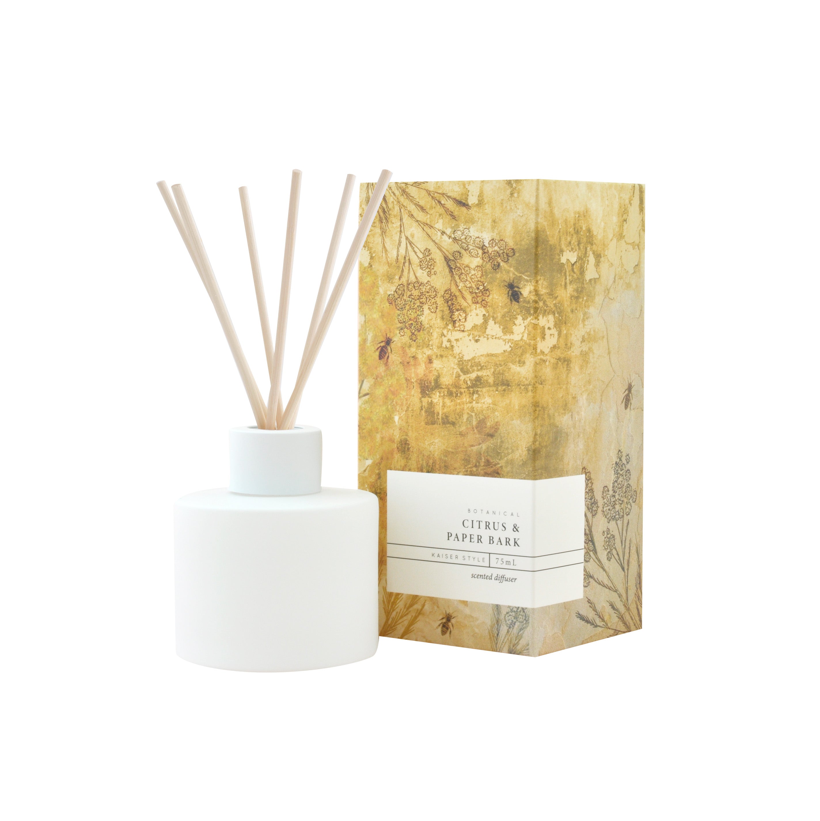 Botanical Diffuser 75ml - CITRUS & PAPERBARK