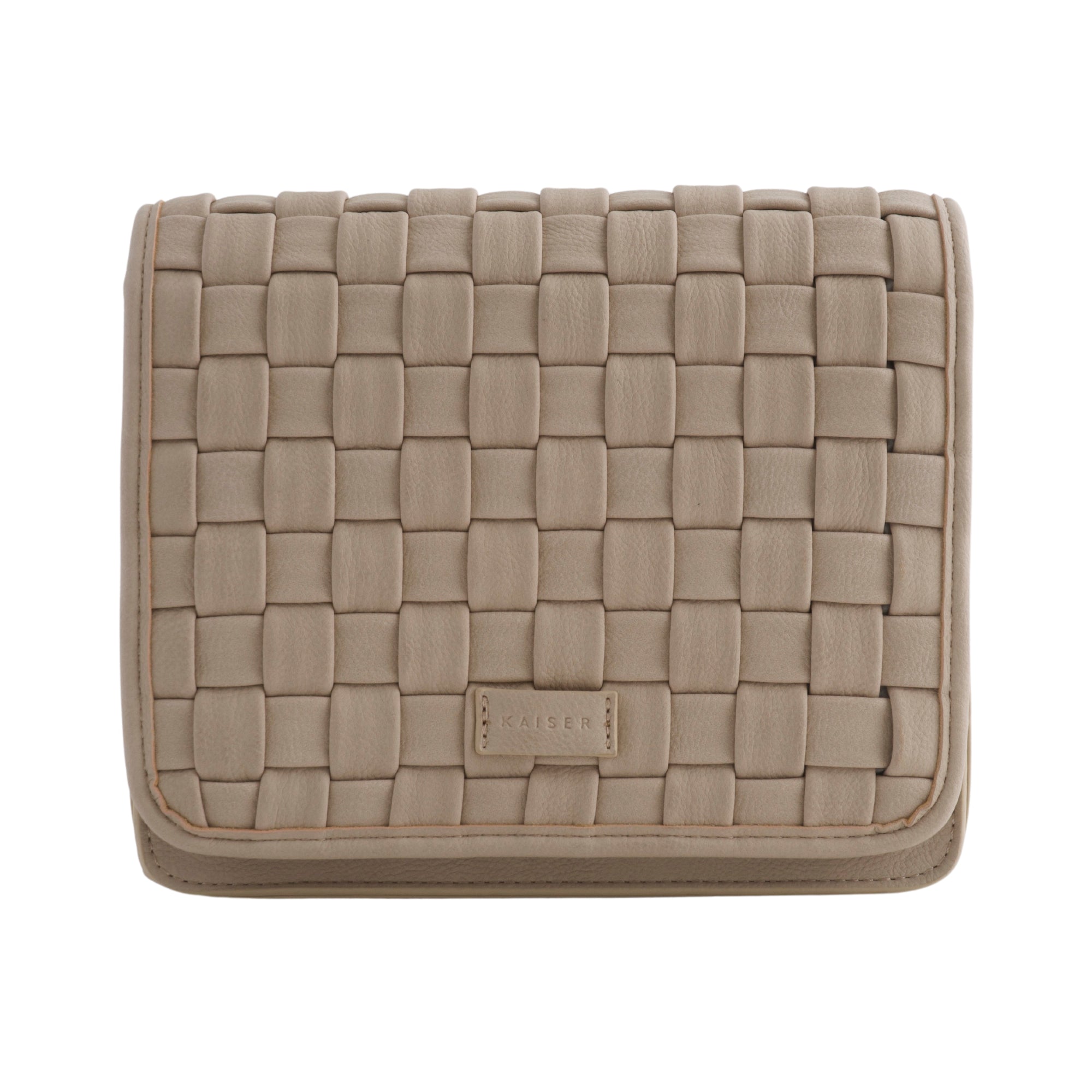 Woven Classic Side Bag - Beige