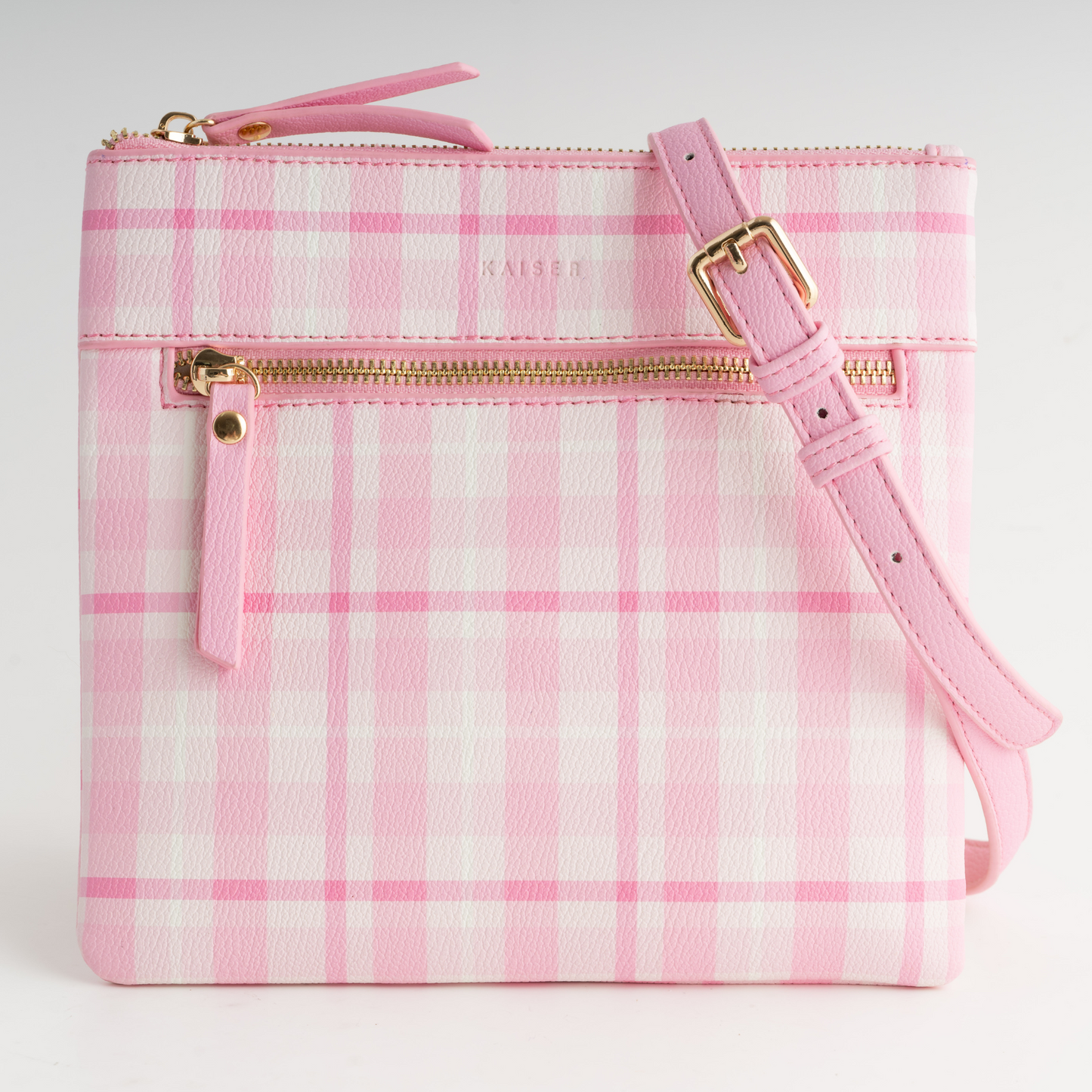 Square Shoulder Bag - Gingham