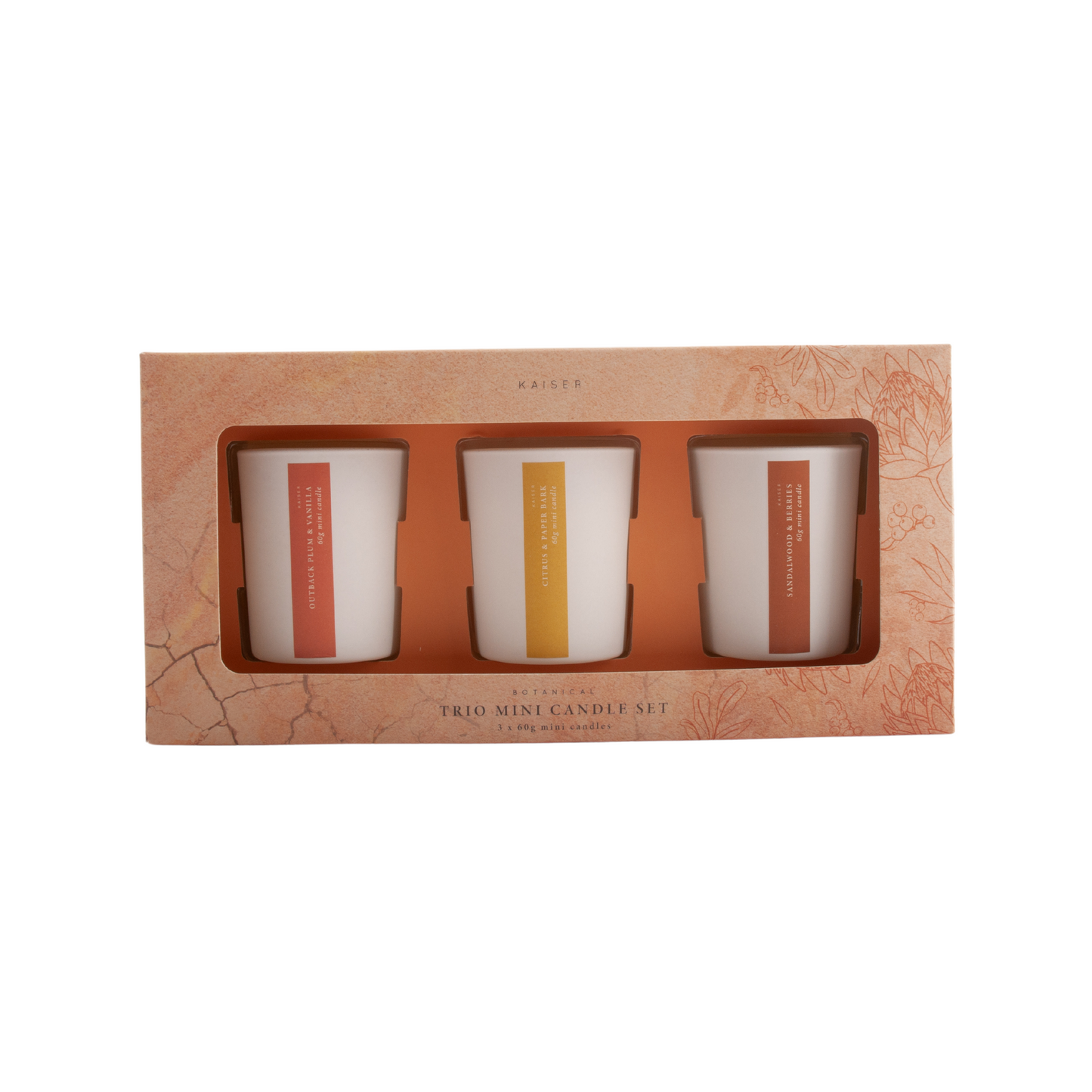 Botanical 3Pk Candles - Outback