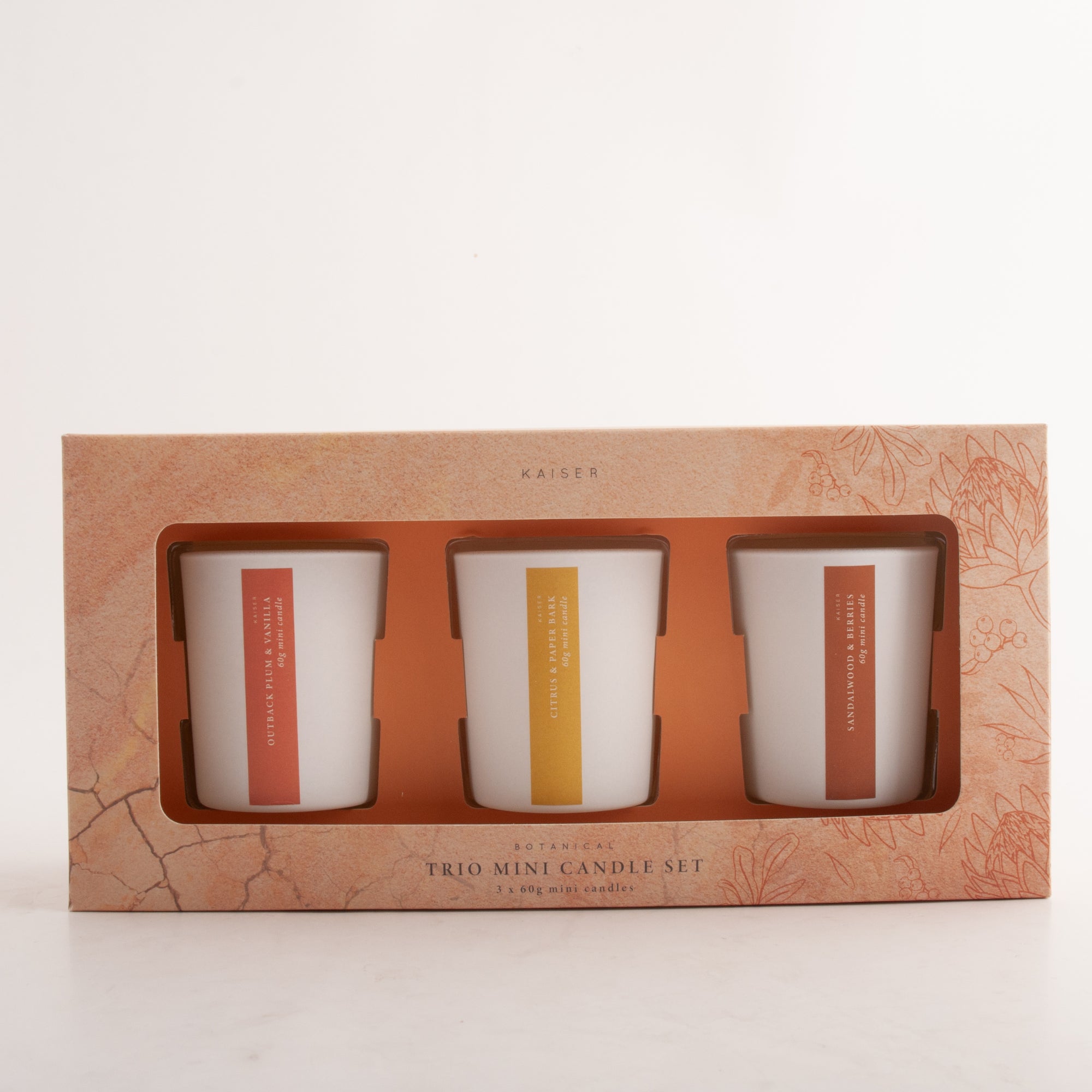 Botanical 3Pk Candles - Outback