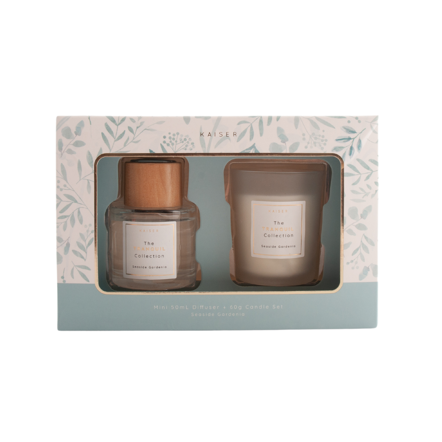 Tranquil Candle & Diffuser Set - Seaside Gardenia