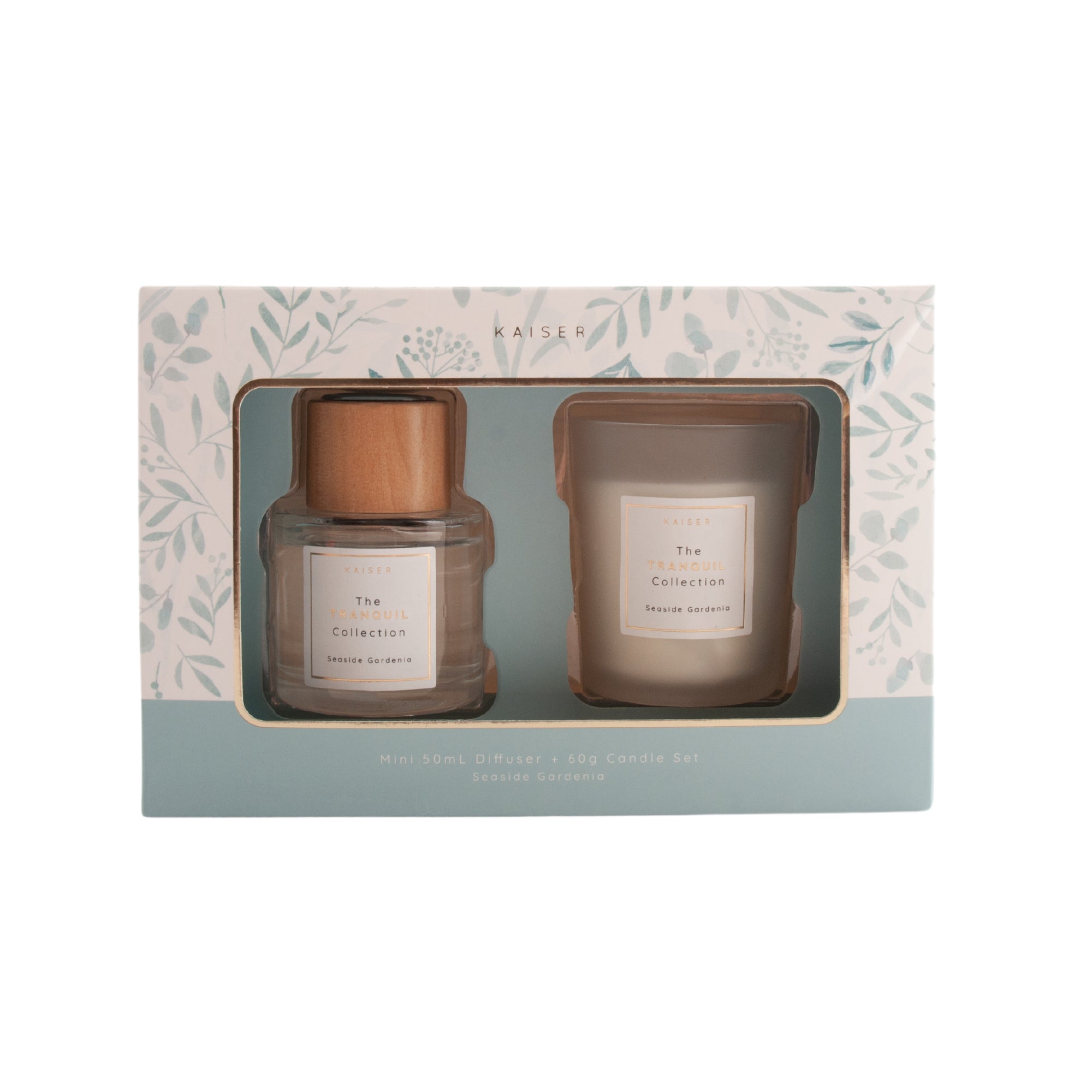 Tranquil Candle & Diffuser Set - Seaside Gardenia