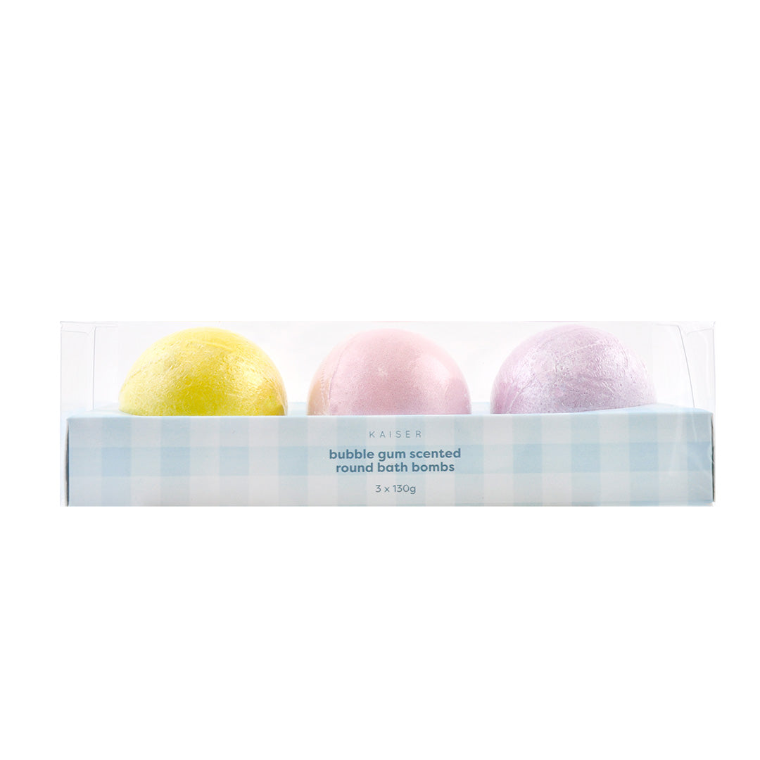 Bath Bomb Tube 3pk - BUBBLEGUM