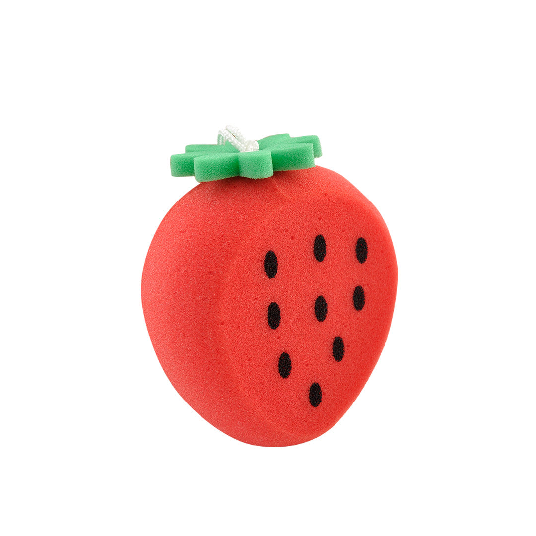 Novelty Bath Sponge - Strawberry