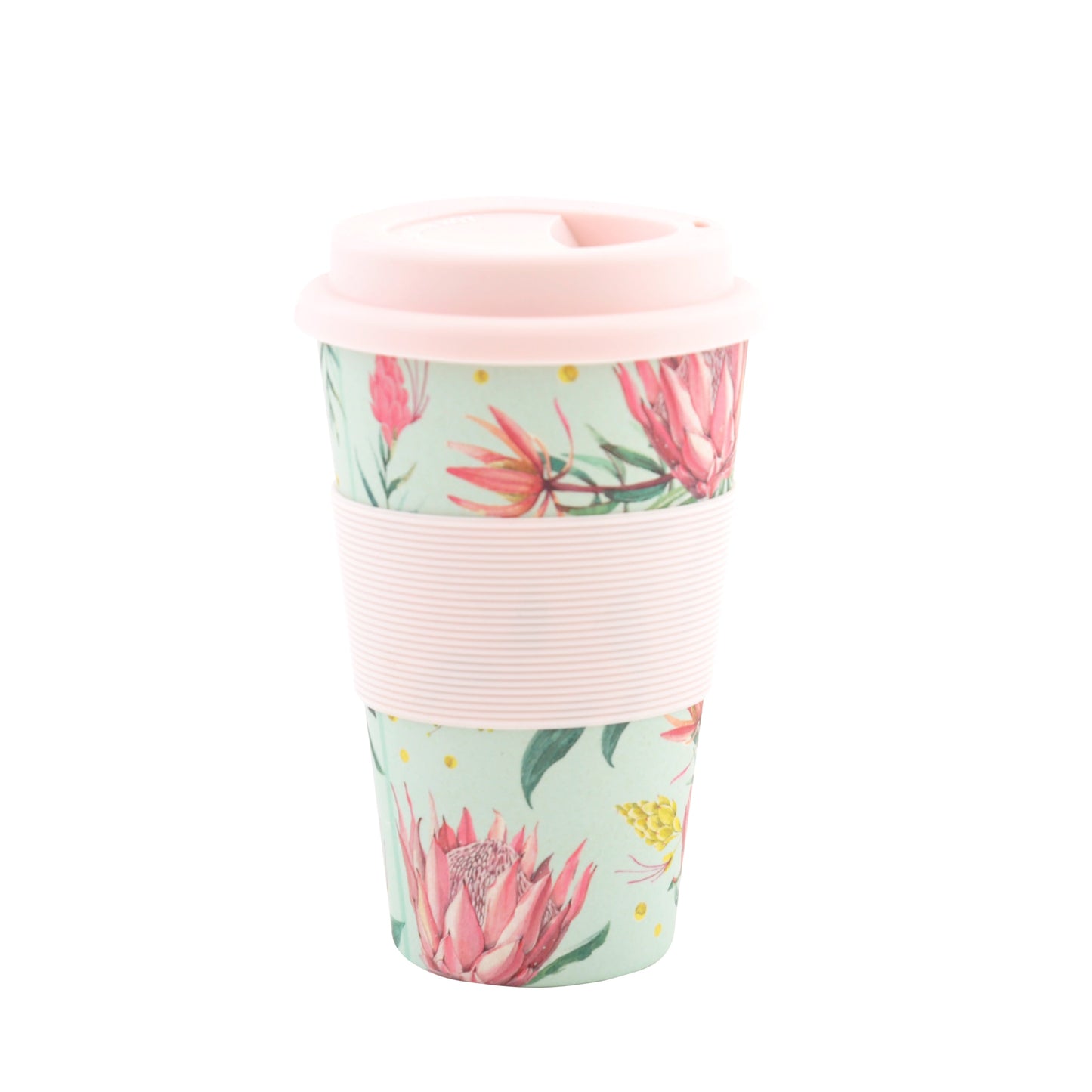 Bamboo Travel Mug - Protea