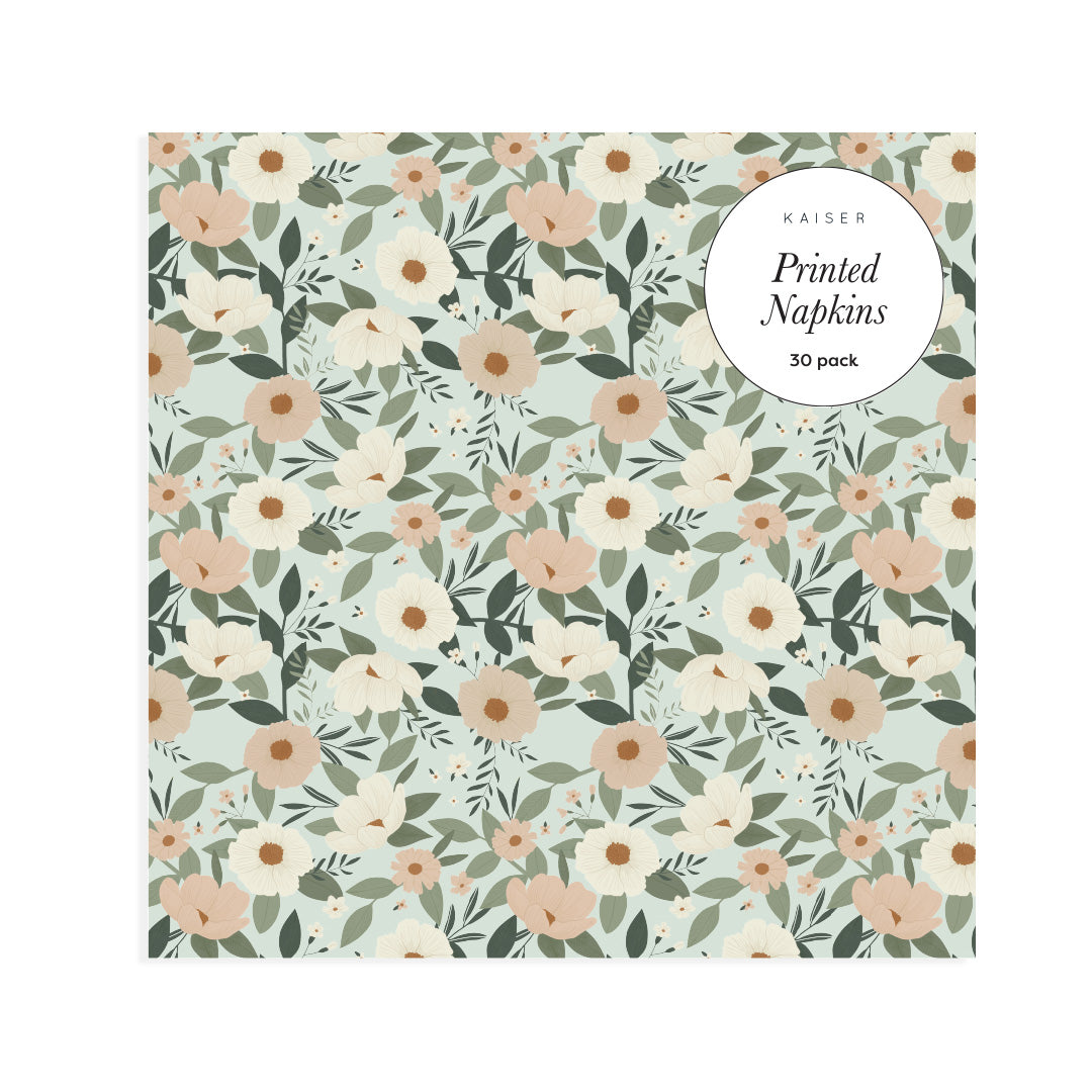 Printed Napkin 30Pk - Pretty Bouquet