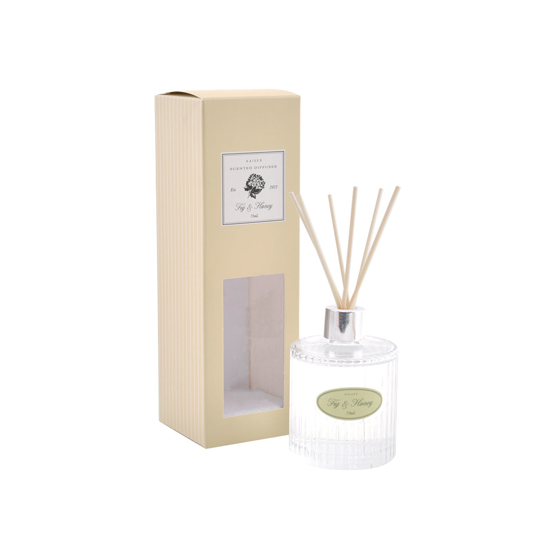 Reeded Range Diffuser 75Ml - Fig & Honey