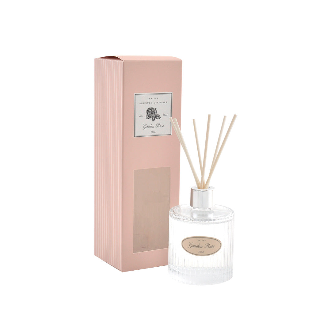 Reeded Range Diffuser 75Ml - Garden Rose