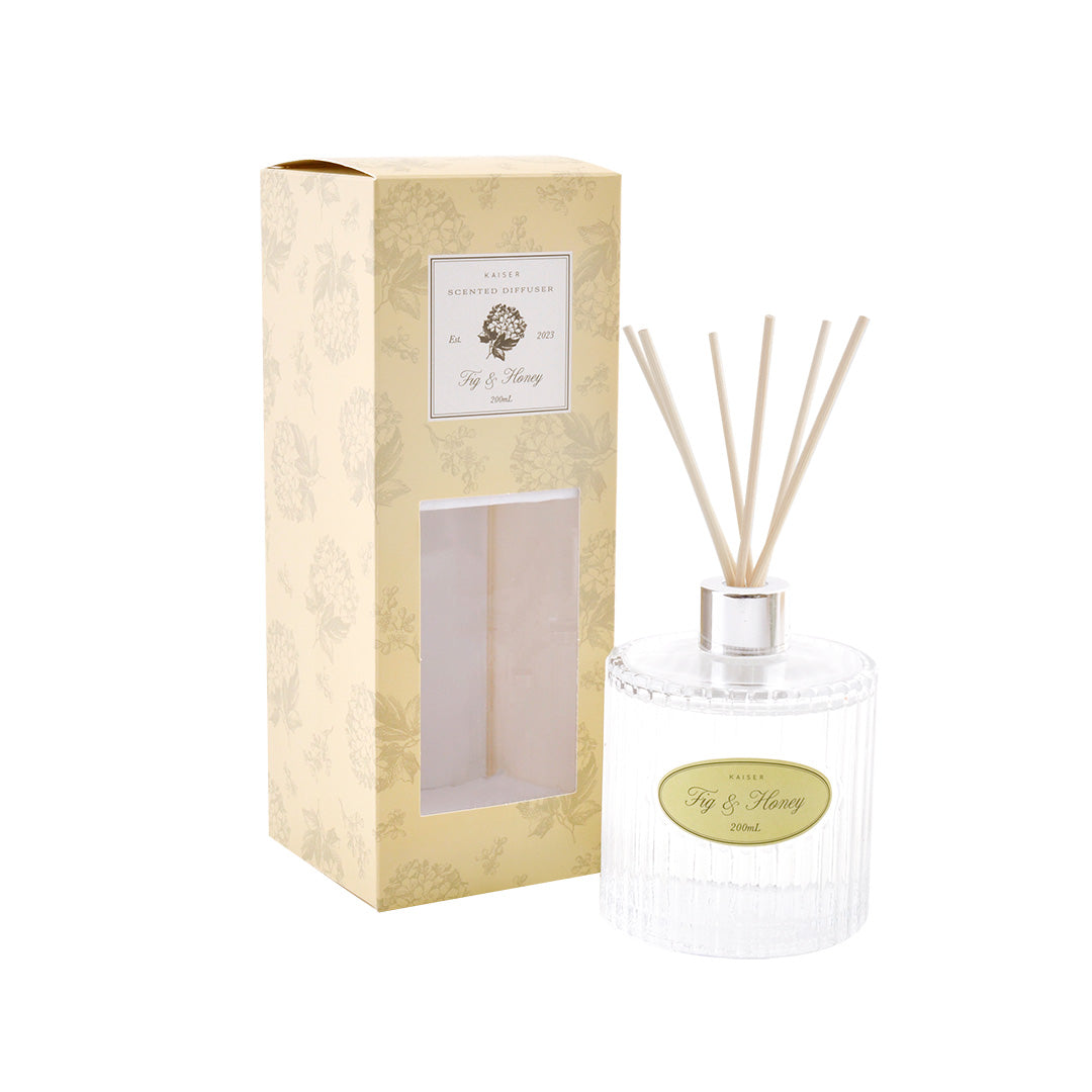 Reeded Range Diffuser 200Ml - Fig & Honey