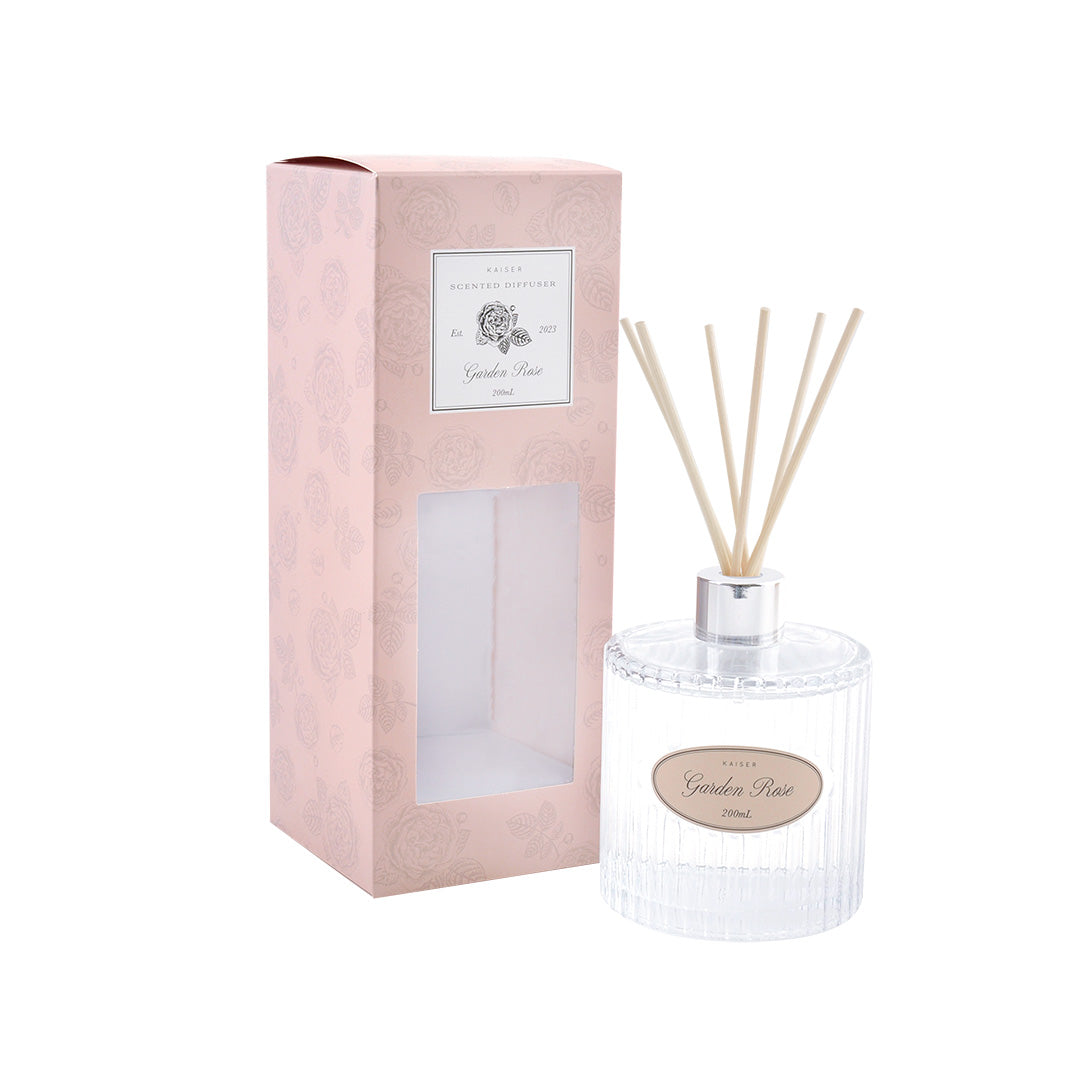 Reeded Range Diffuser 200Ml - Garden Rose