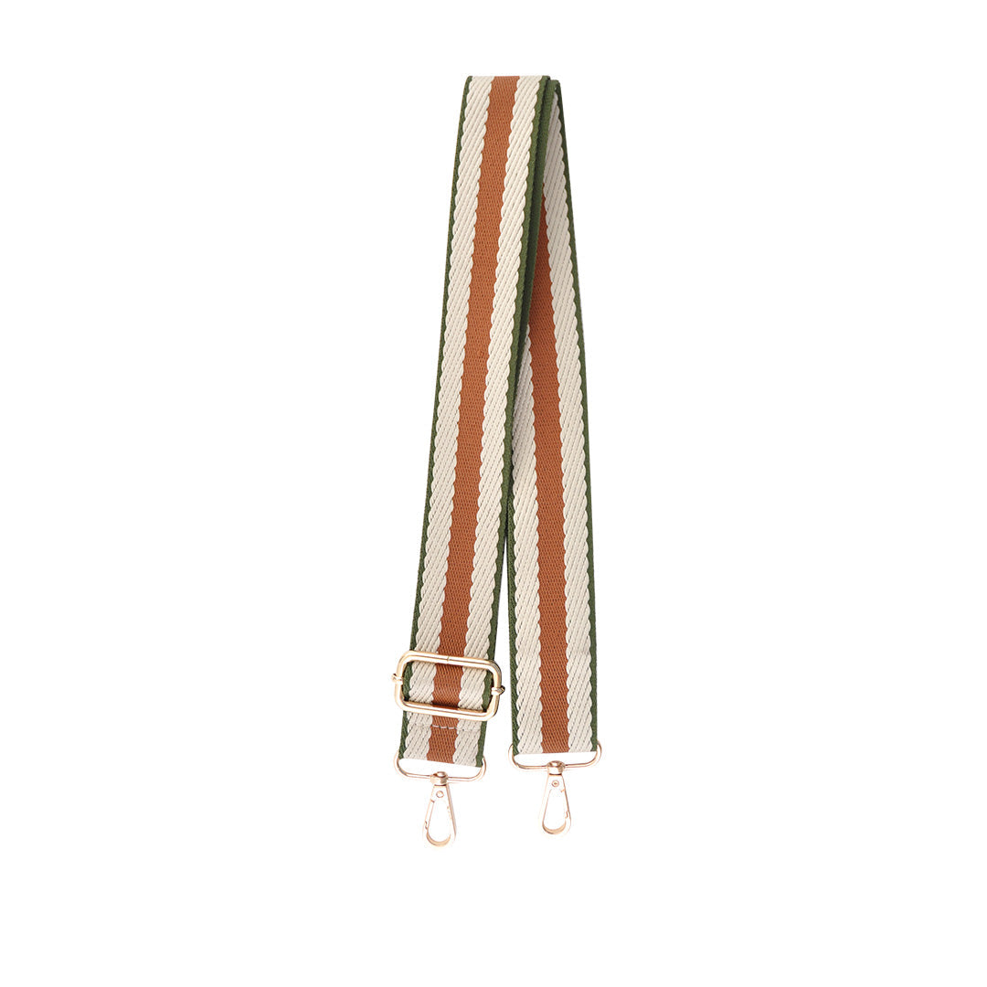 Textured Strap - Tan Stripe