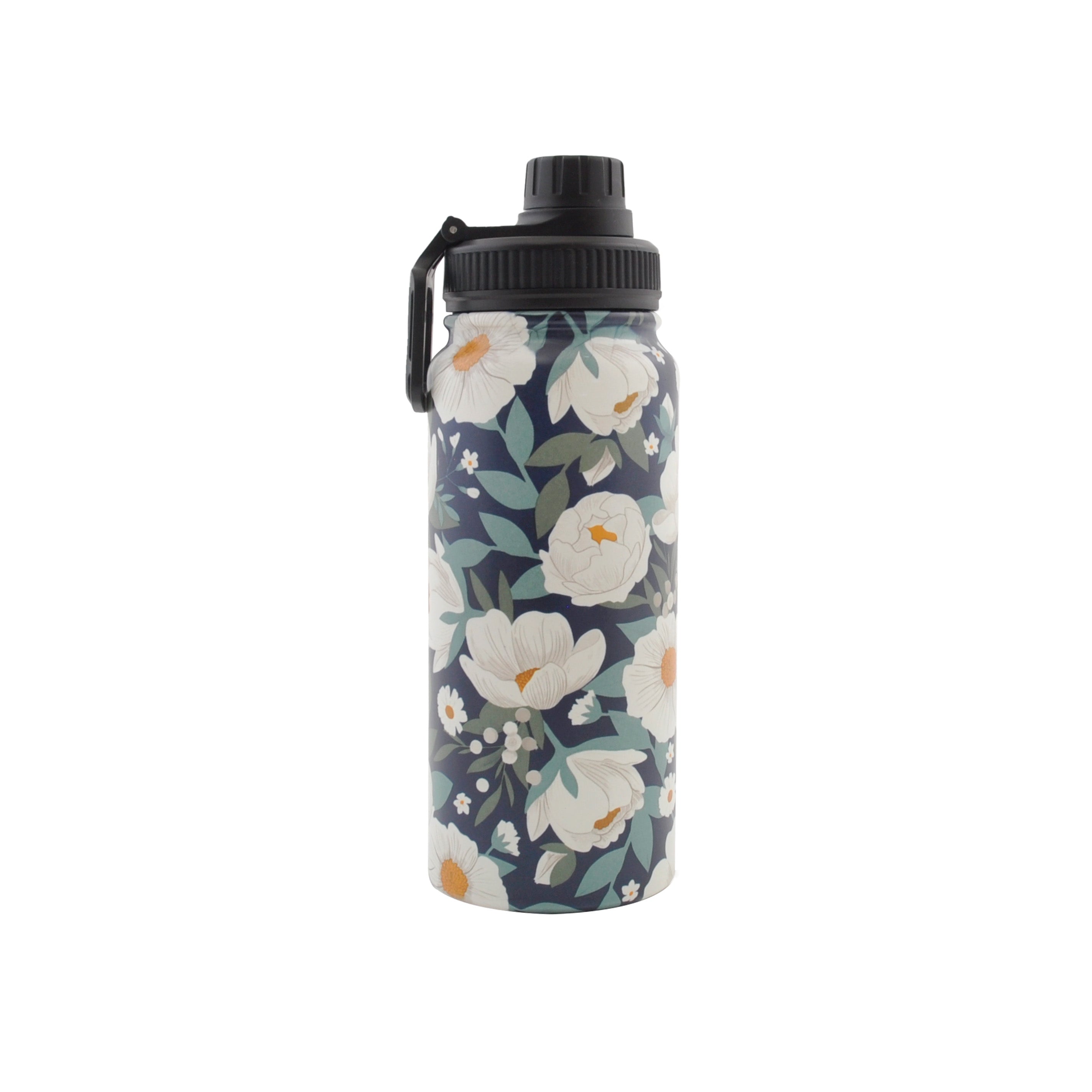 Insulated Drink Bottle 600Ml - Pretty Bouquet