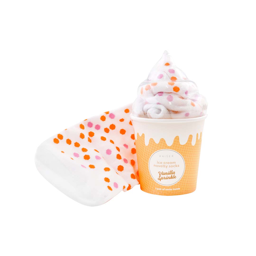 Ice Cream Socks - Vanilla Sprinkle