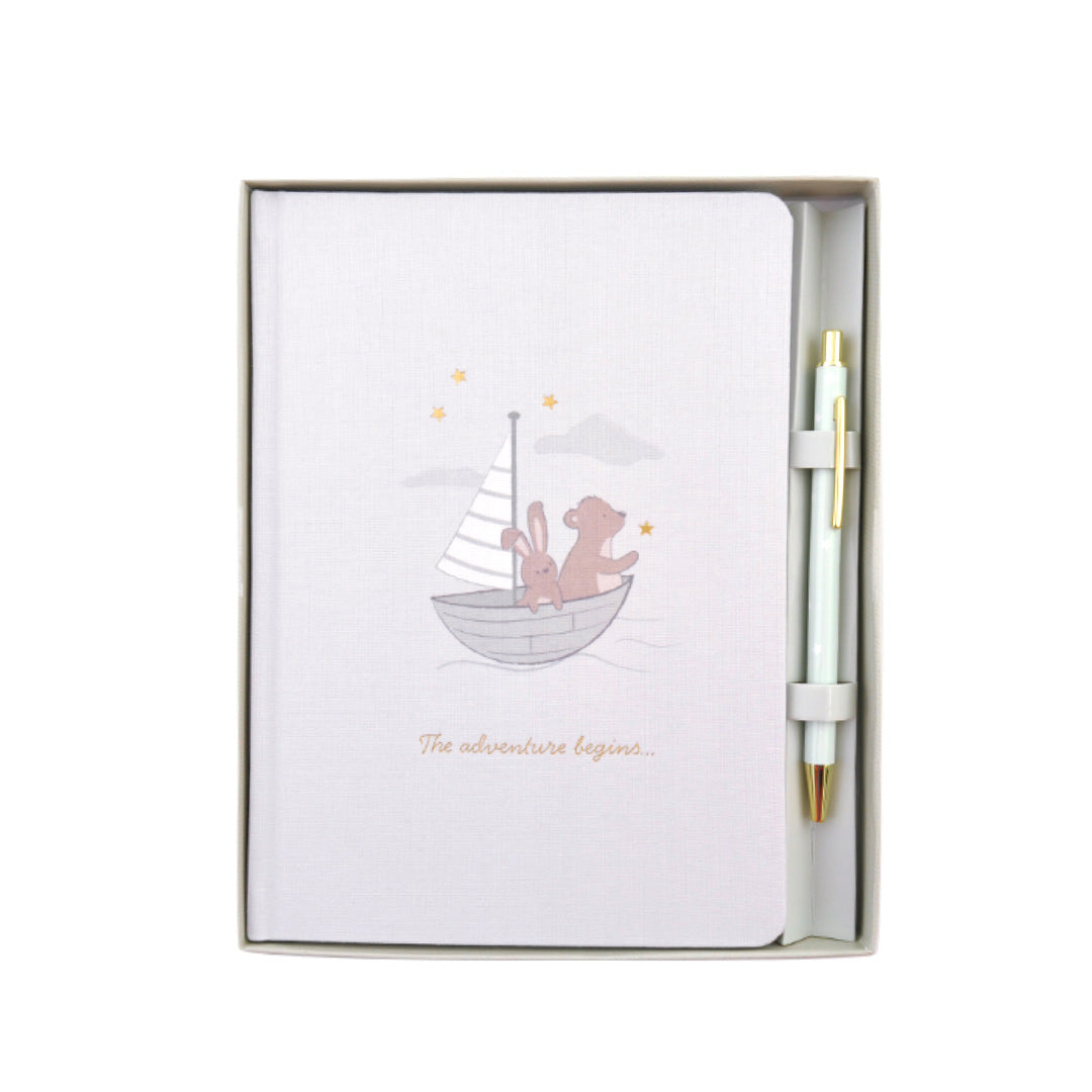 Pregnancy Journal with Pen - Baby Adventures