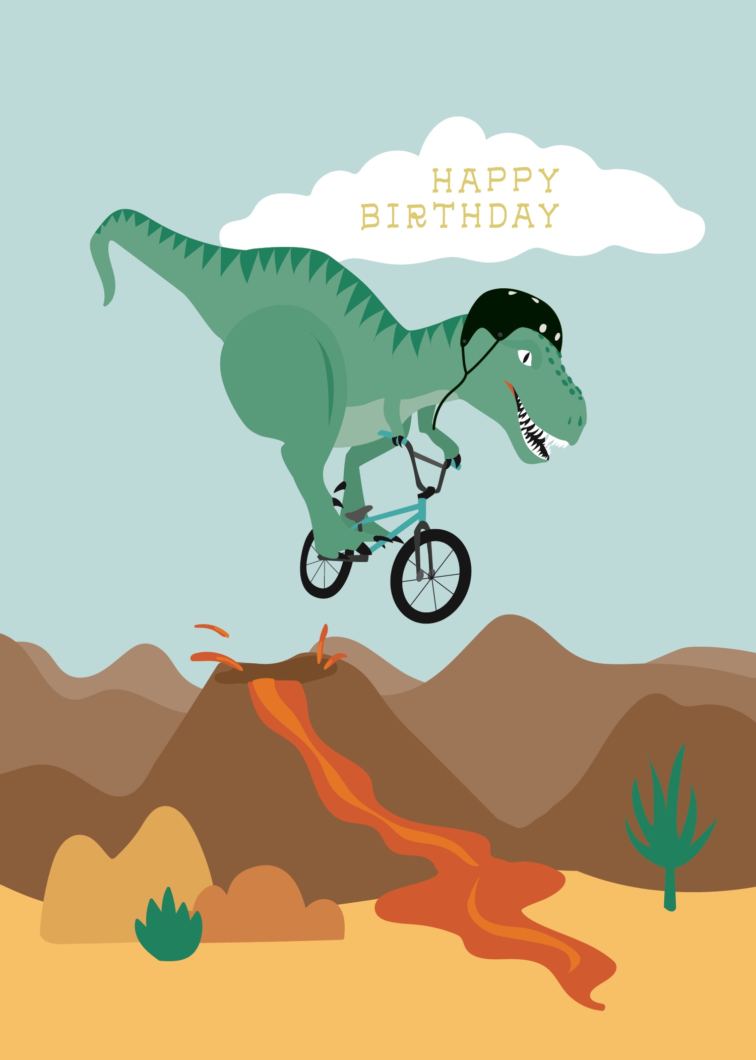 Greeting Card Kids - Bmx Birthday