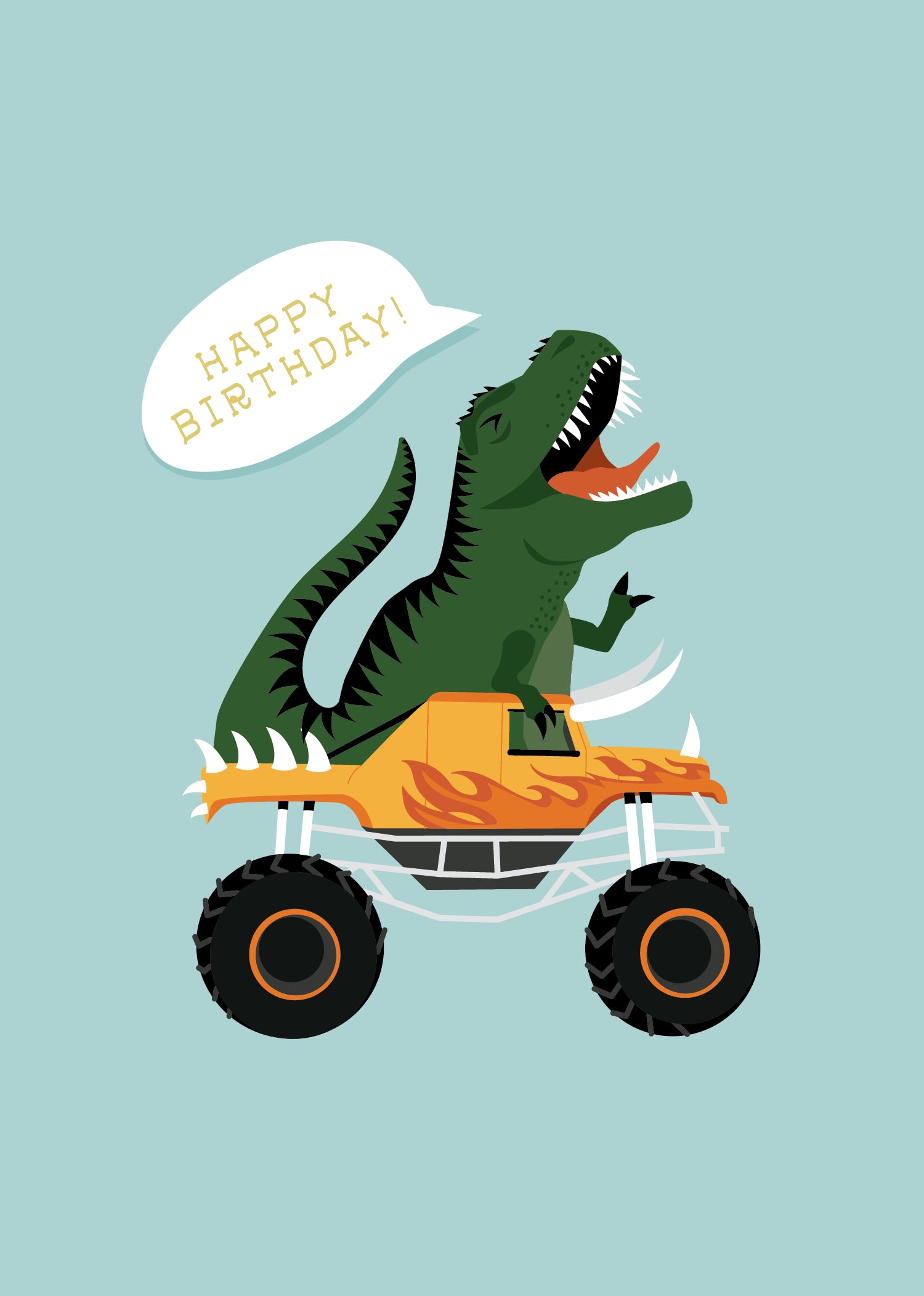 Greeting Card Kids - Monster Truck