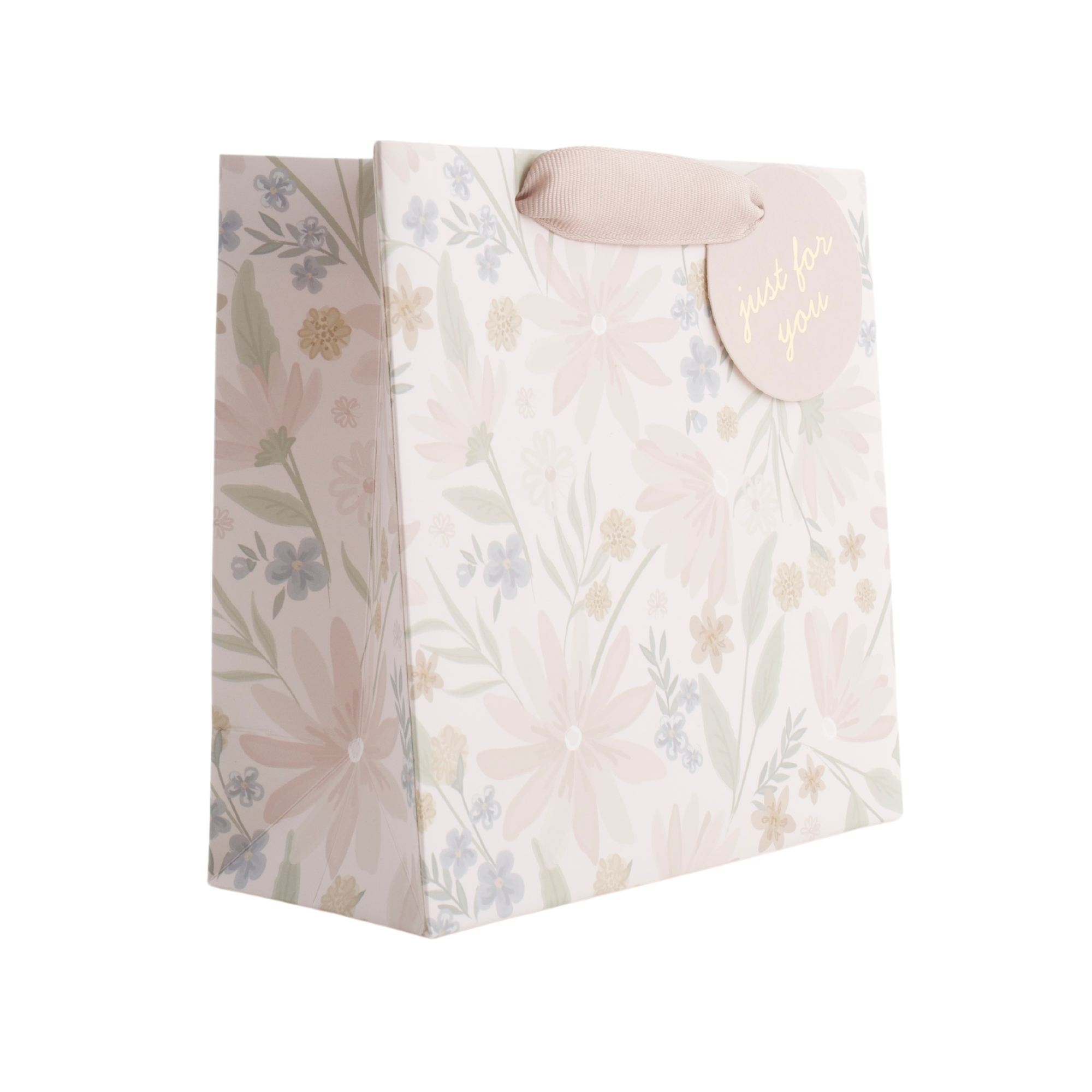 Square Gift Bag - BLUSHING FLORAL