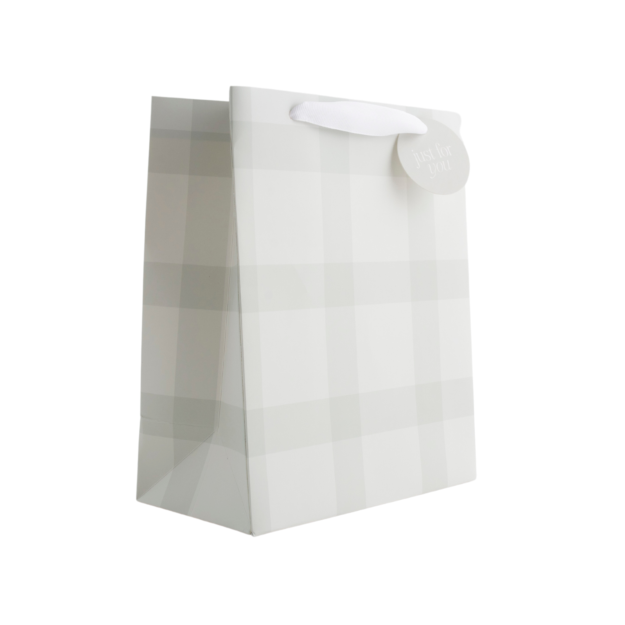 Small Gift Bag - SAGE GINGHAM