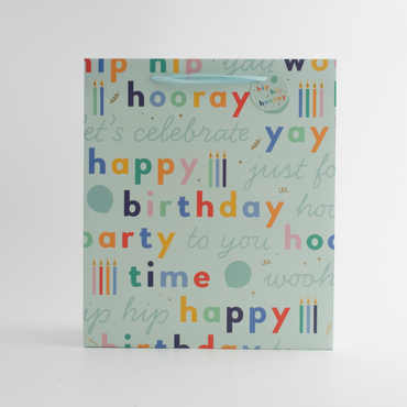 XL Gift Bag - HIP HIP HOORAY