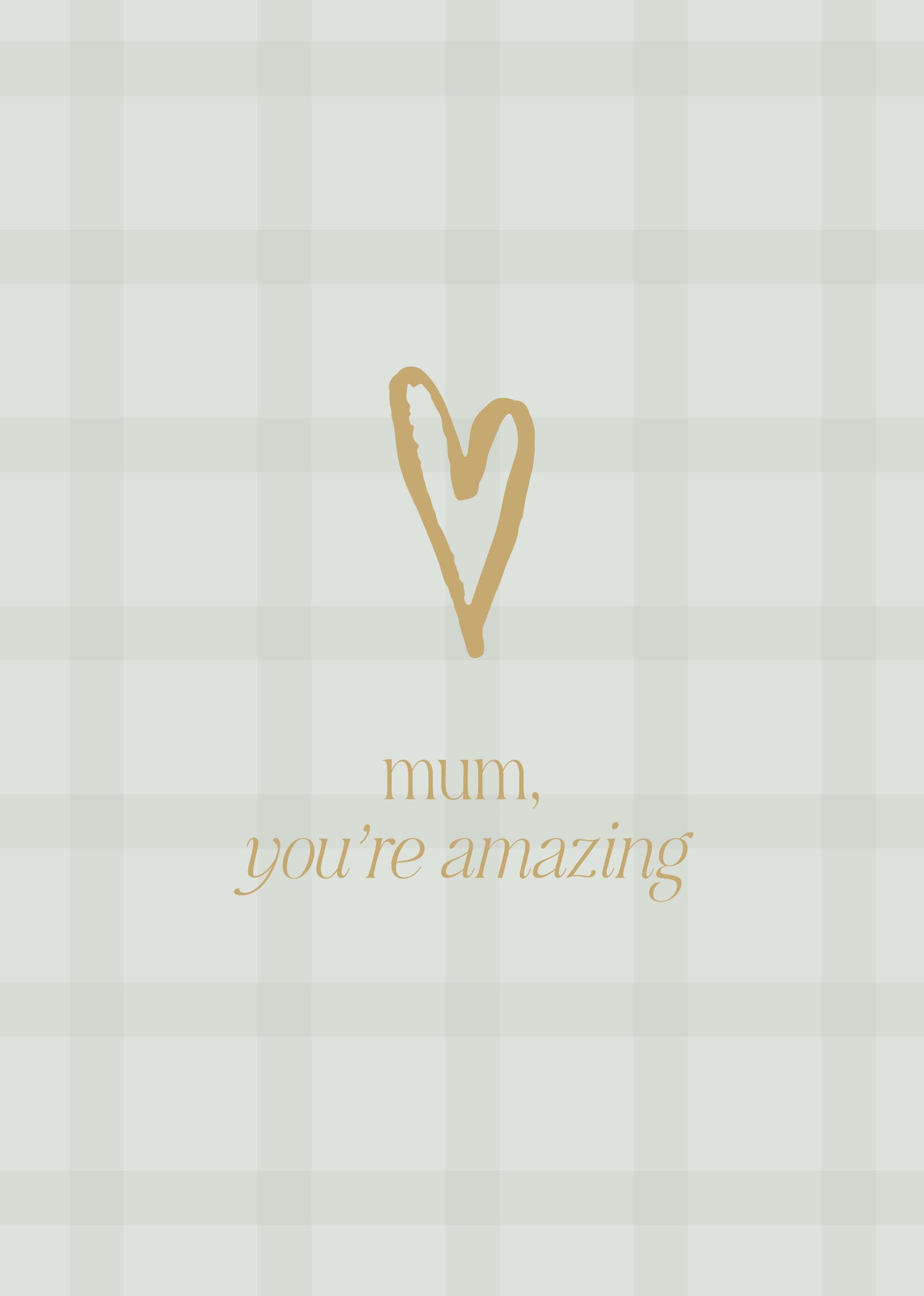 Greeting Card Blushing Floral- Amazing Mum