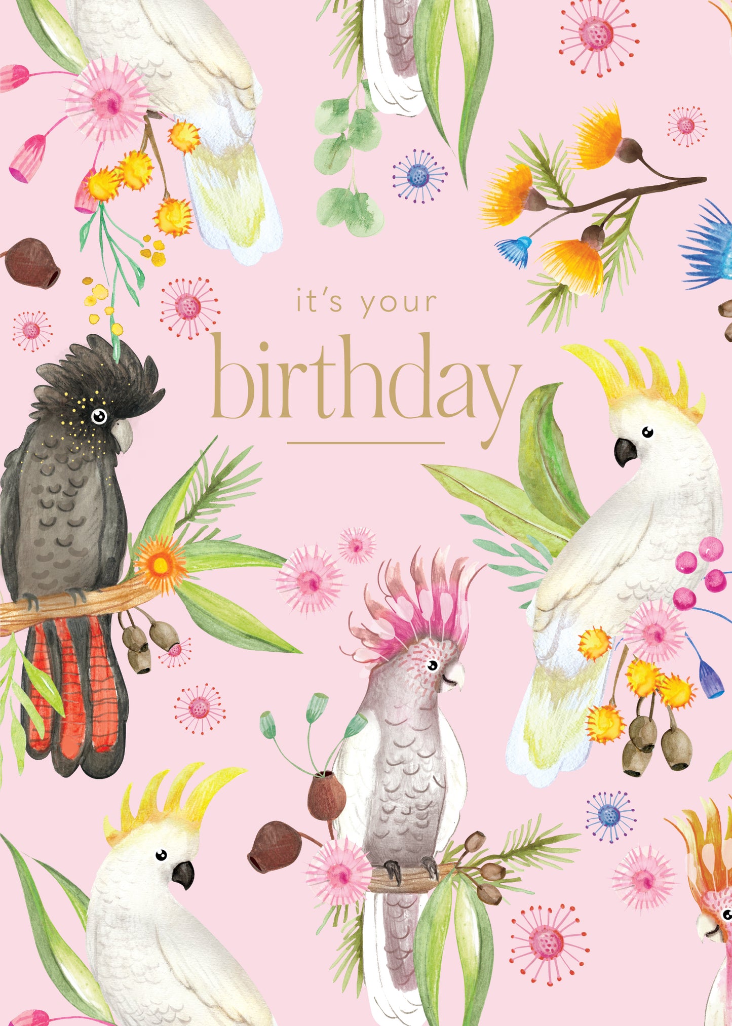 Greeting Card Gumtree Friends - Its Your Birthday