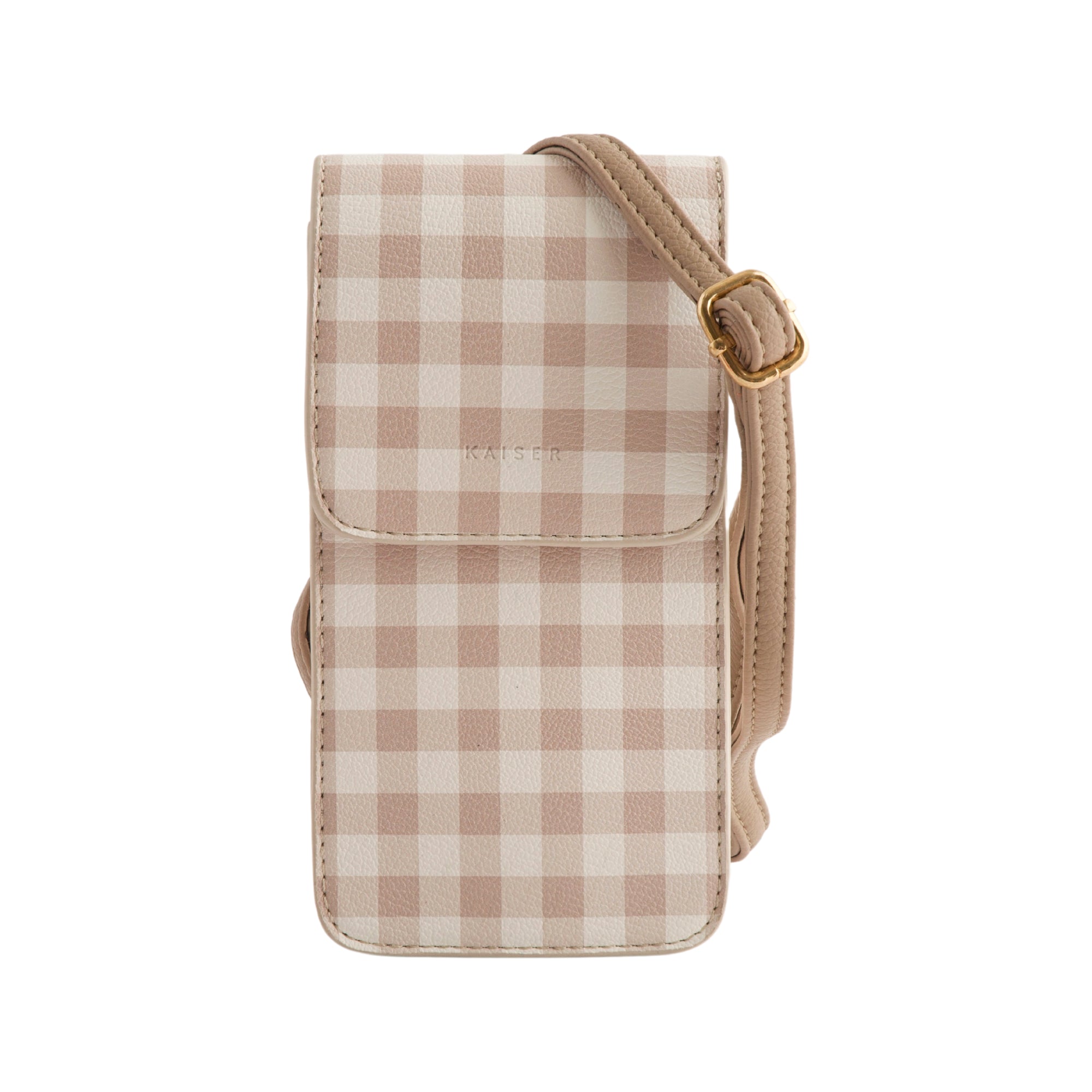 Crossbody Phone Bag - Gingham