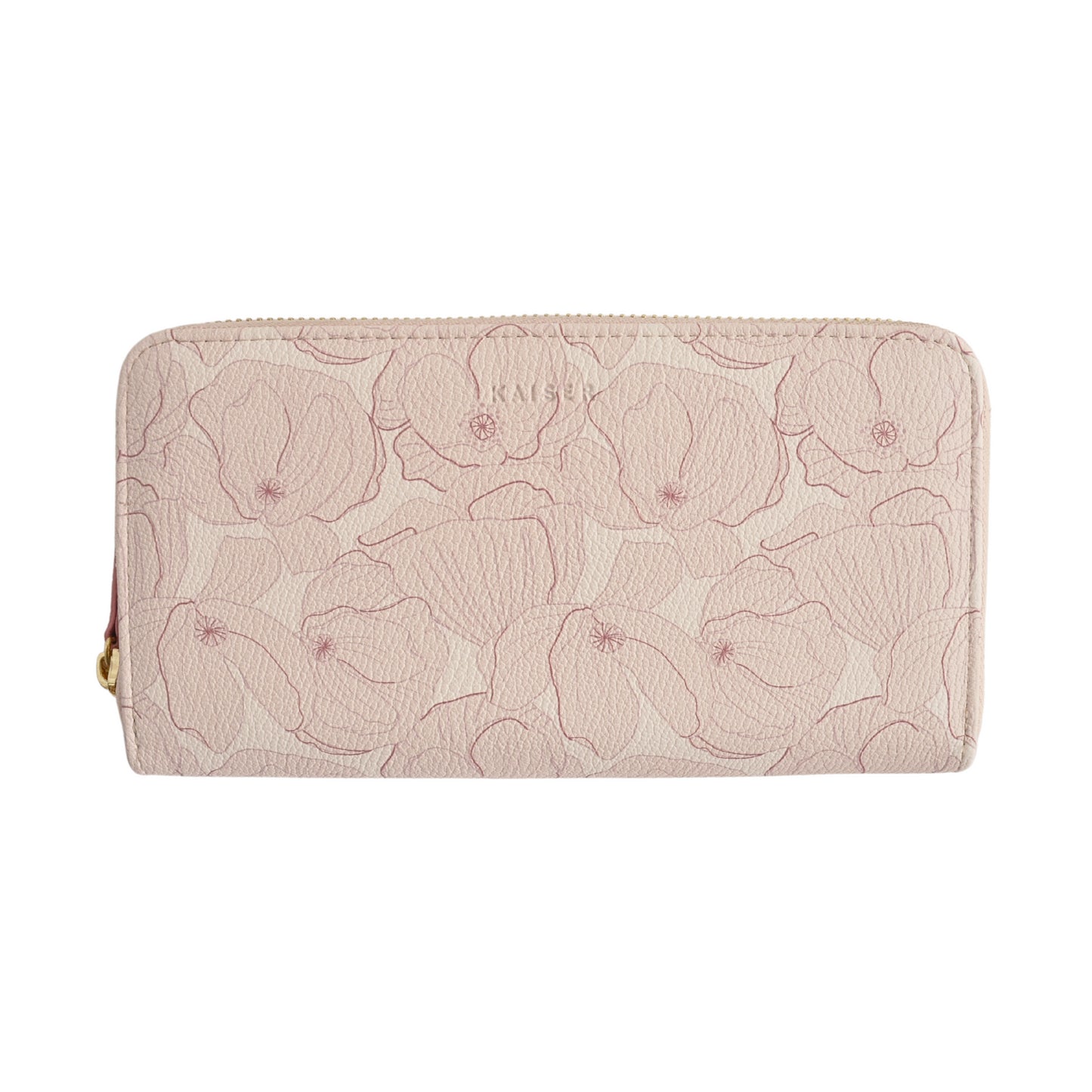 PU Rect Wallet - Rose Posy